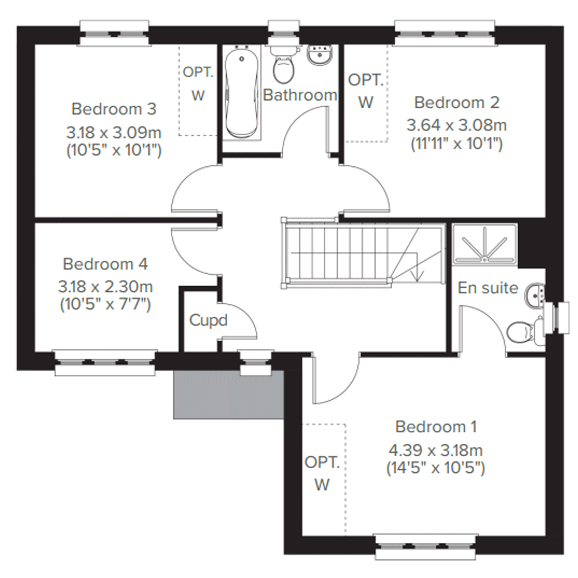 40, West Mill Road, Markinch floorplan