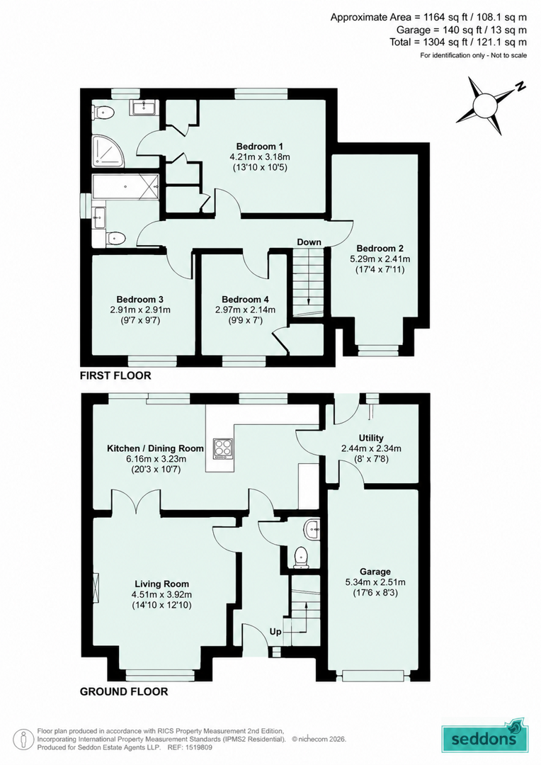 9, Moorlands, Devon floorplan