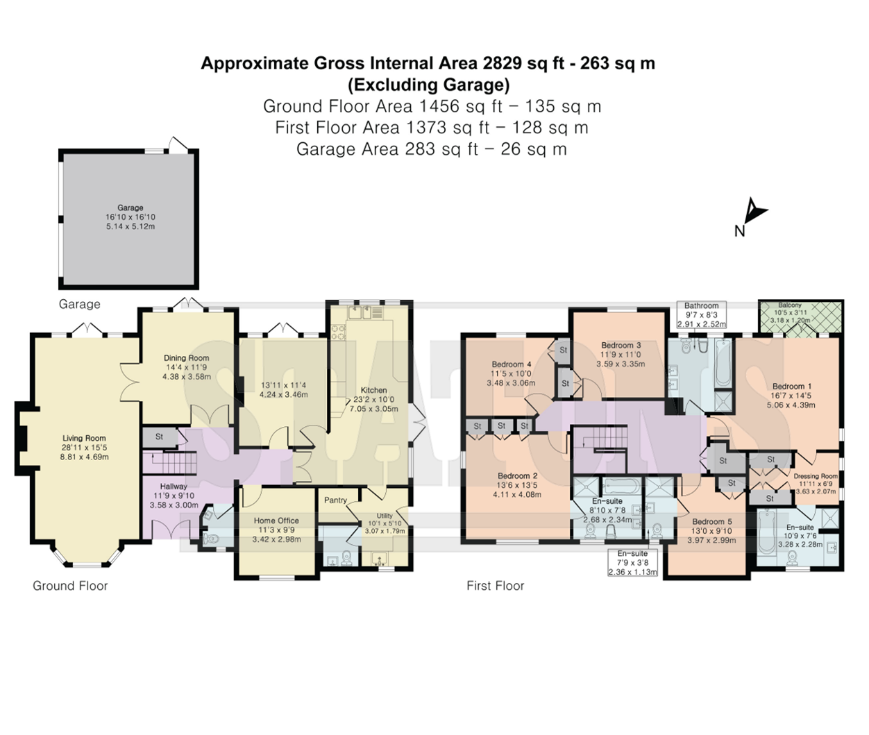 14, Pagitts Grove, Hadley Wood floorplan