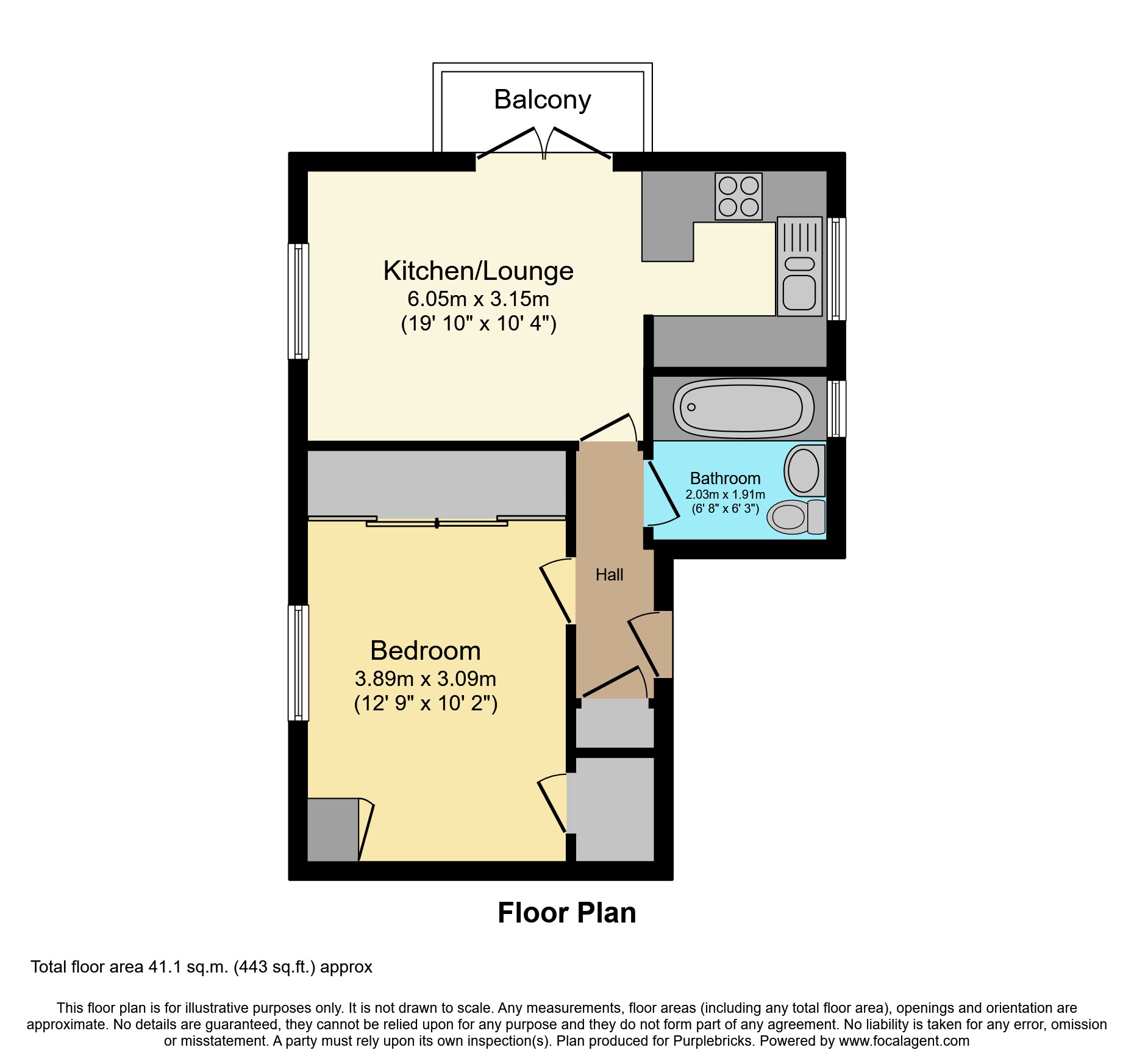 27a, Wellstead Walk, Liverpool floorplan