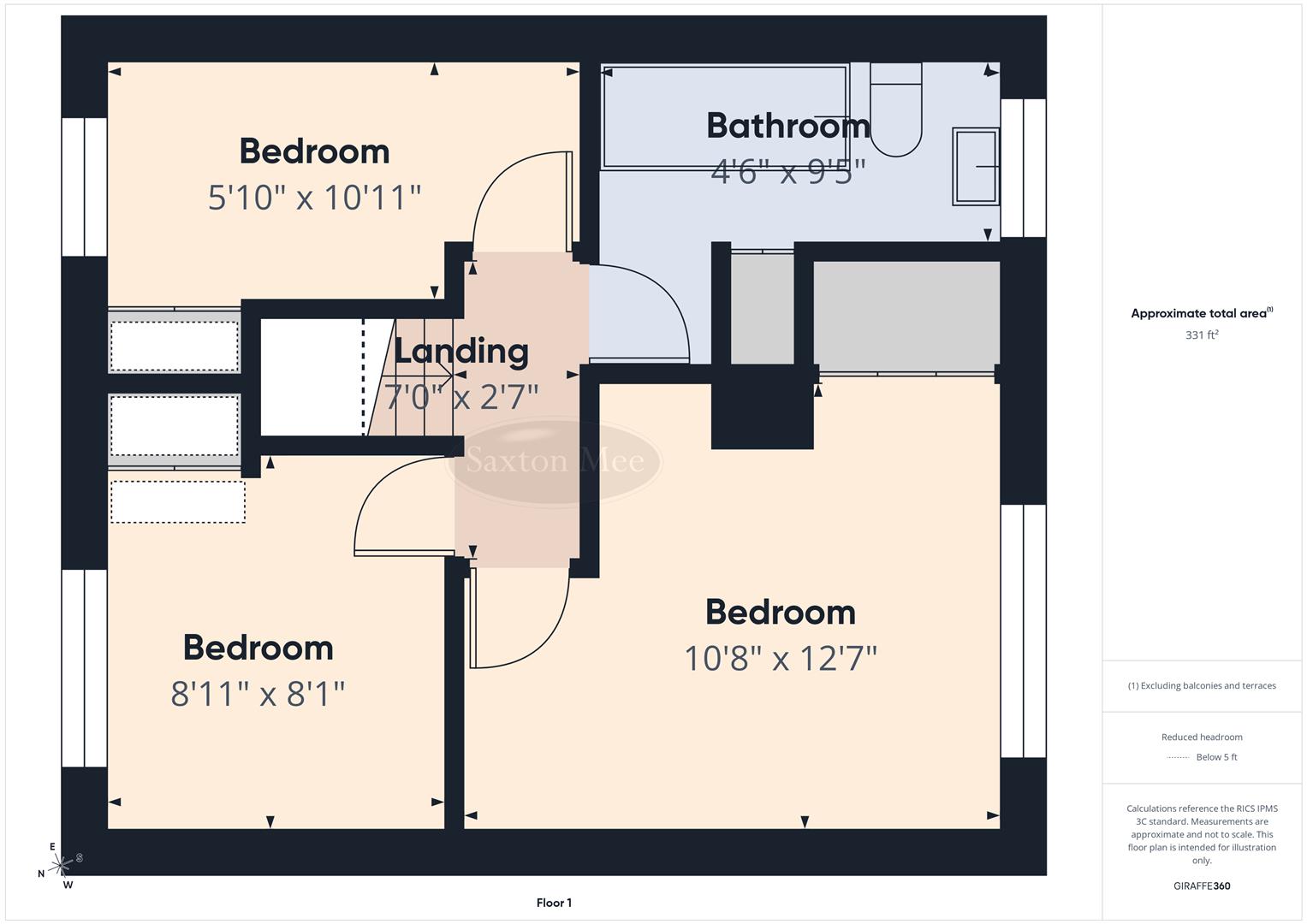 124, Ash Crescent, Sheffield floorplan