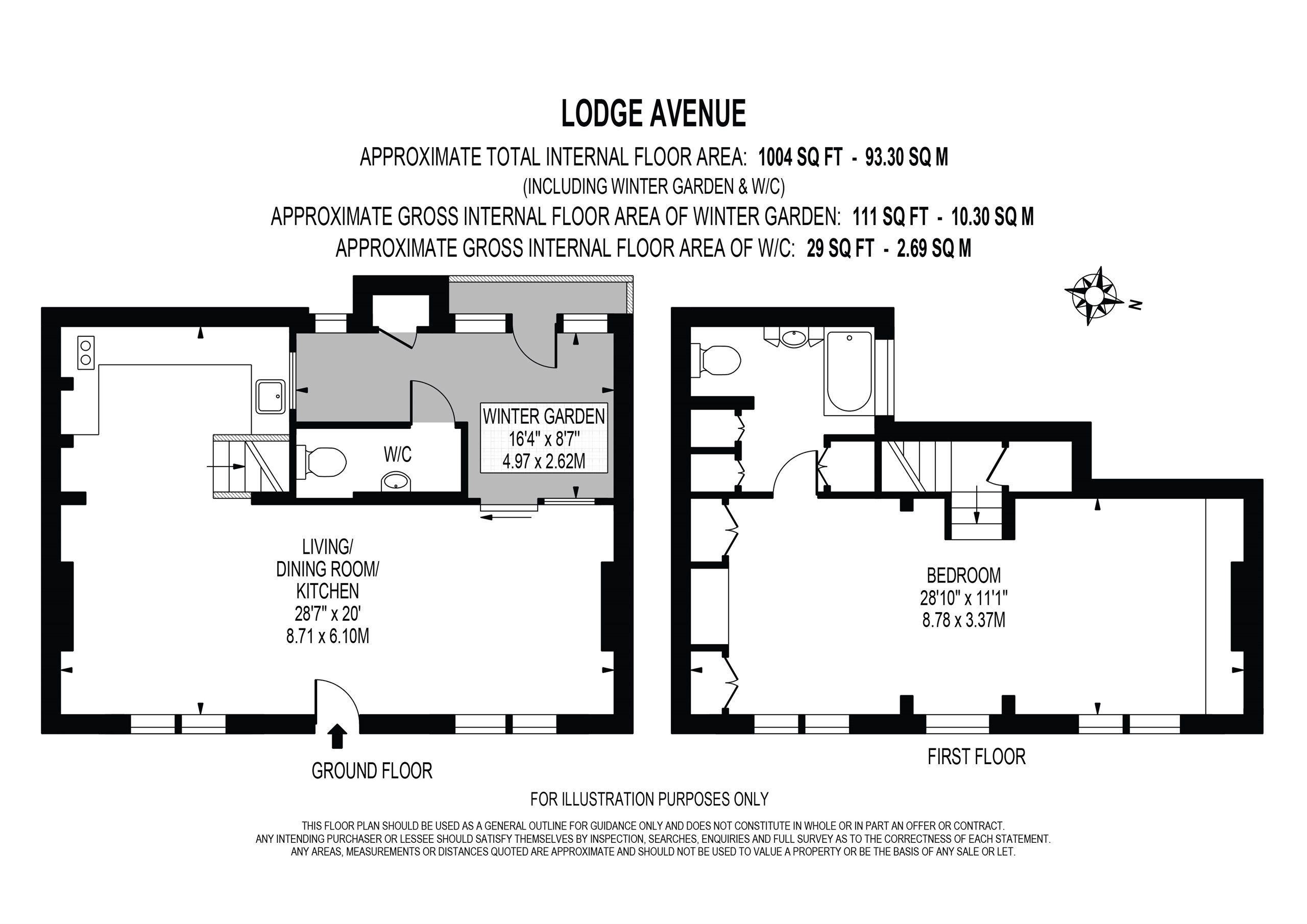 10, Lodge Avenue, London floorplan