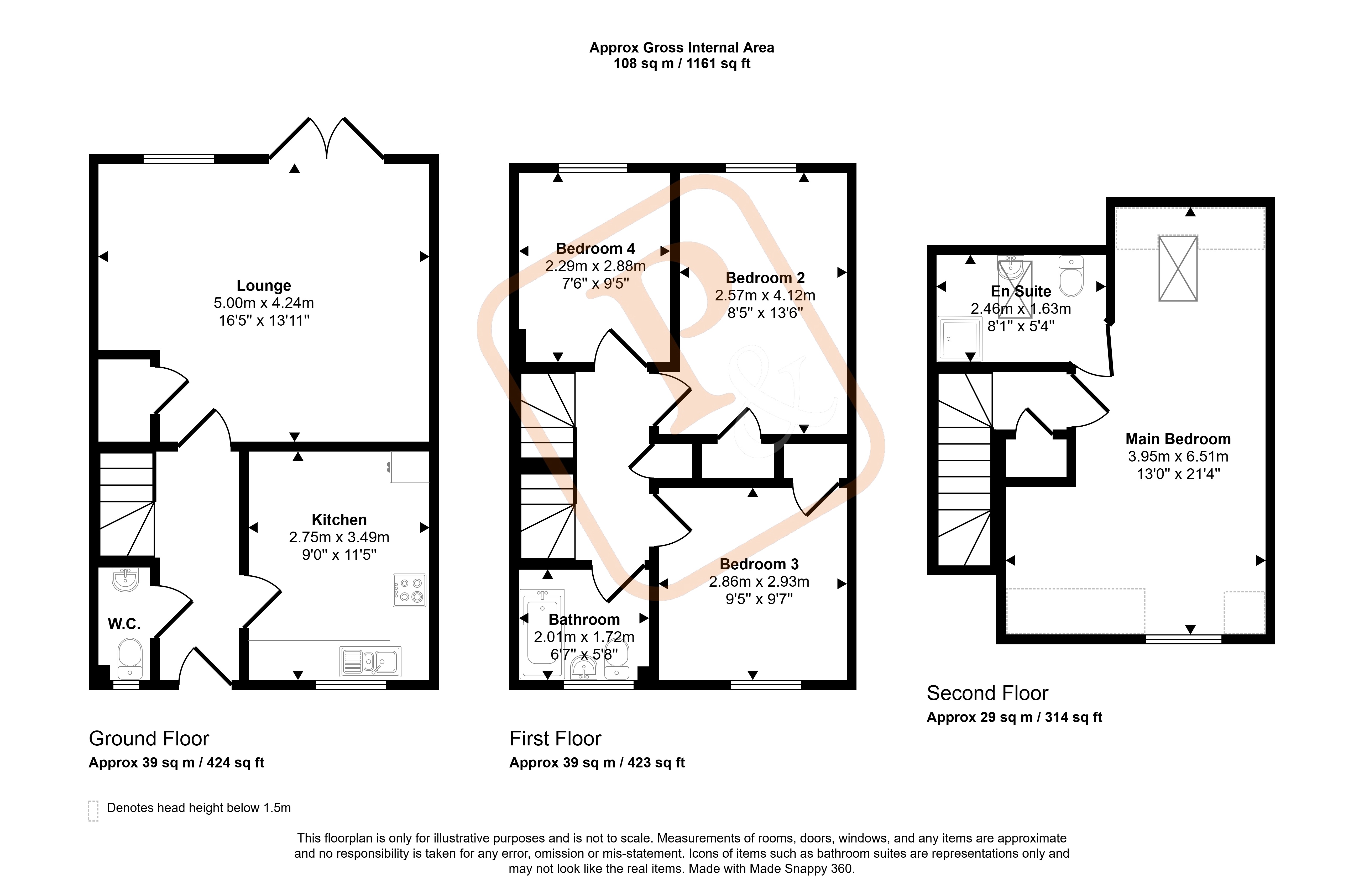 13, James Ward Road, Berechurch, Essex floorplan