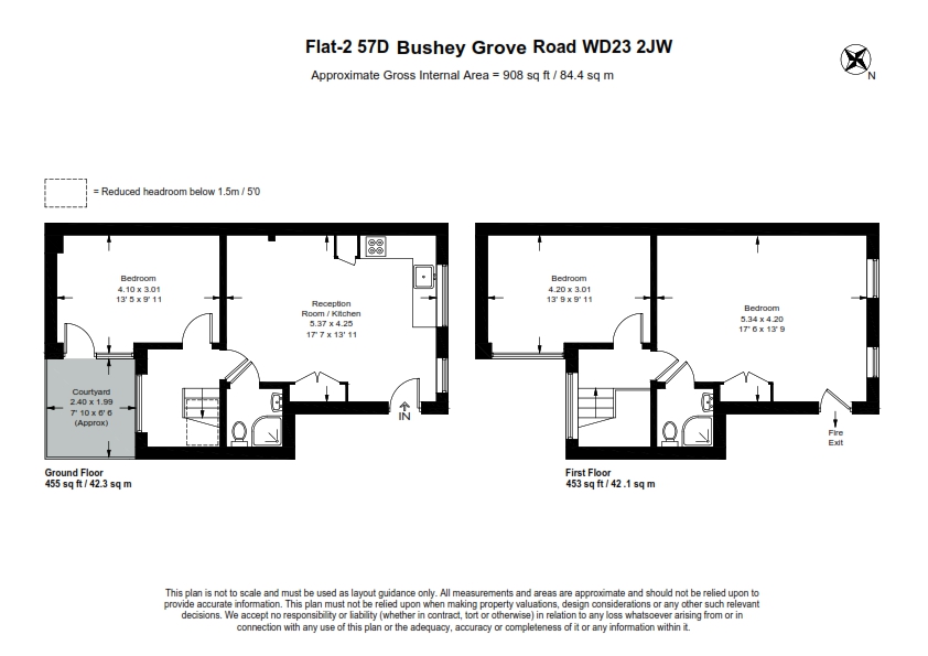 Flat-2 57d, Bushey Grove Road, London floorplan
