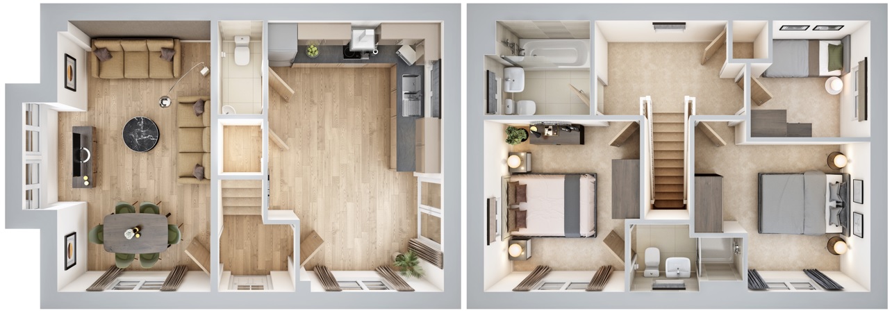 Plot 127, The Brendon,, High Moor View, Winkleigh floorplan