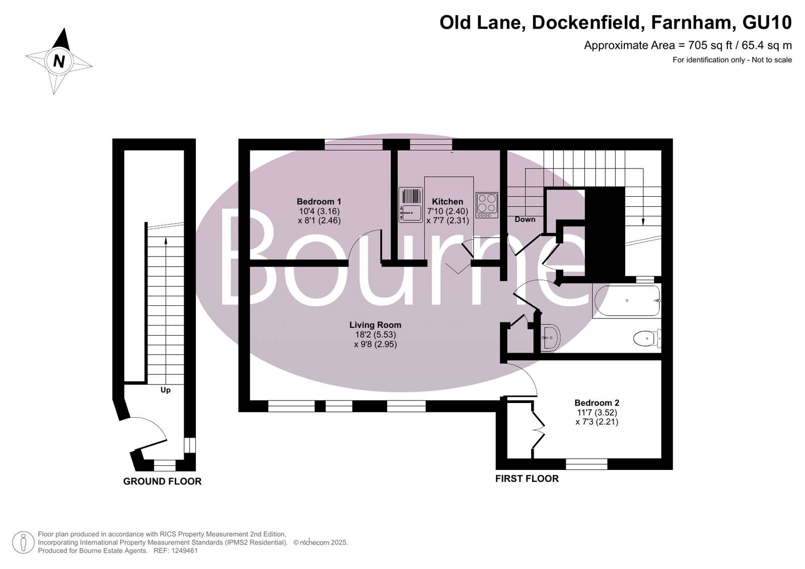 2 The Old Convent,, Old Lane, Farnham floorplan