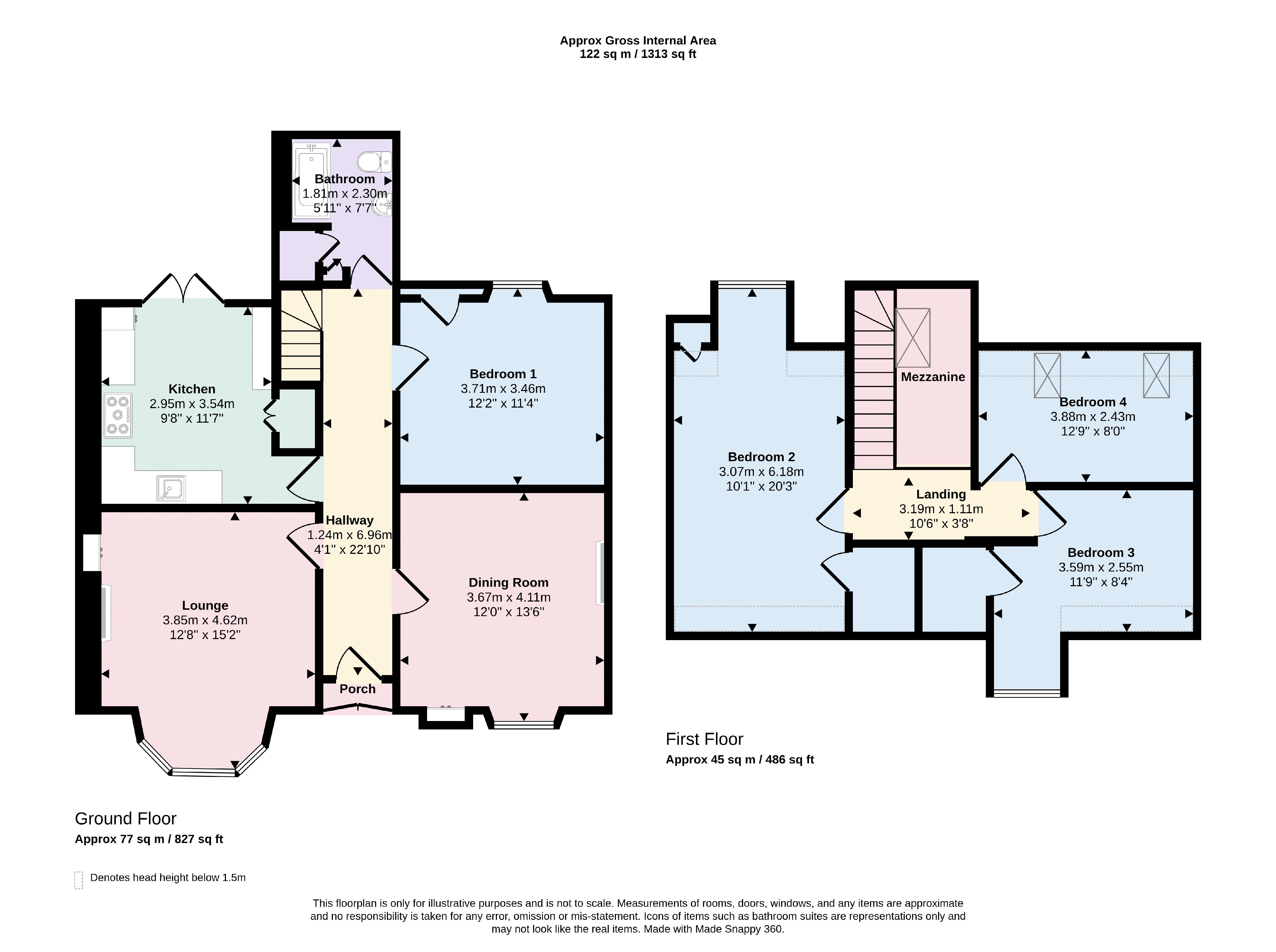 Afton Cottage, 84, Bonhill Road, Dumbarton floorplan