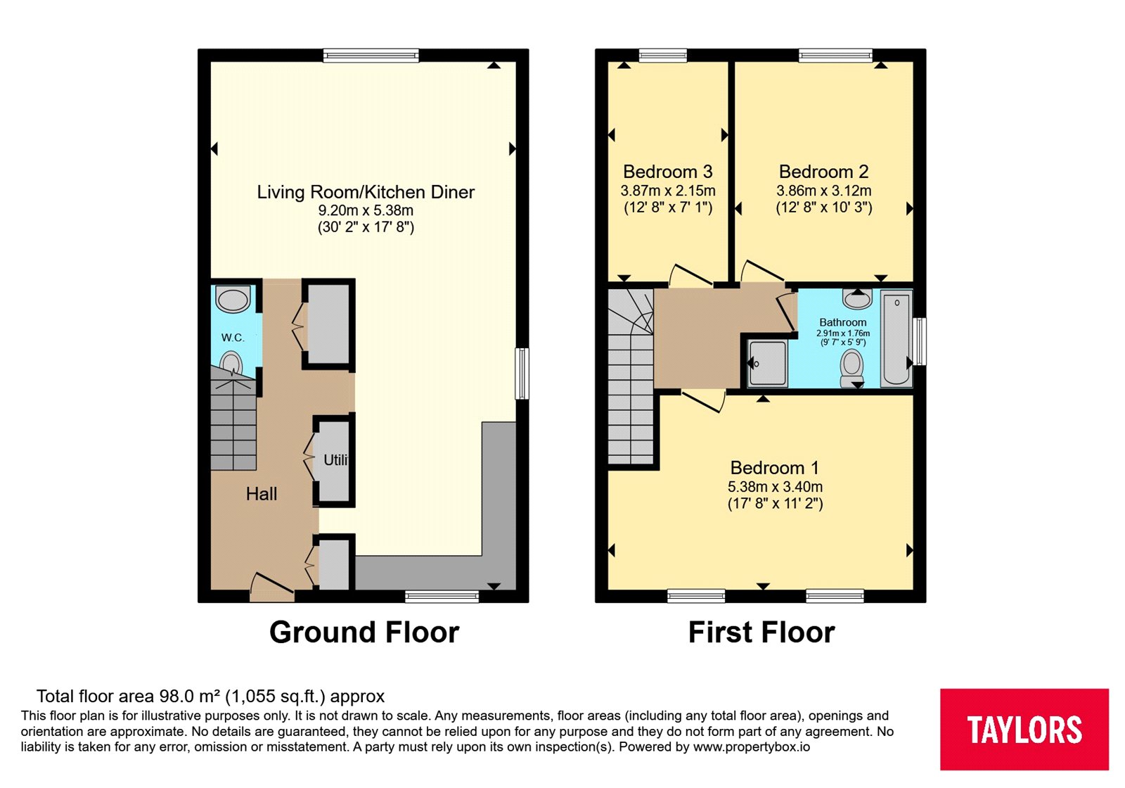 Burgess Close, Bristol floorplan