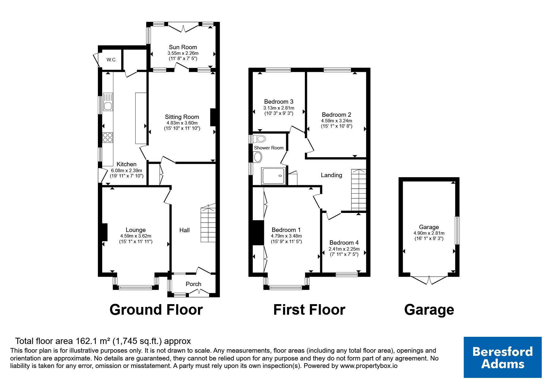 8, Tan Yr Allt Avenue, Colwyn Bay floorplan