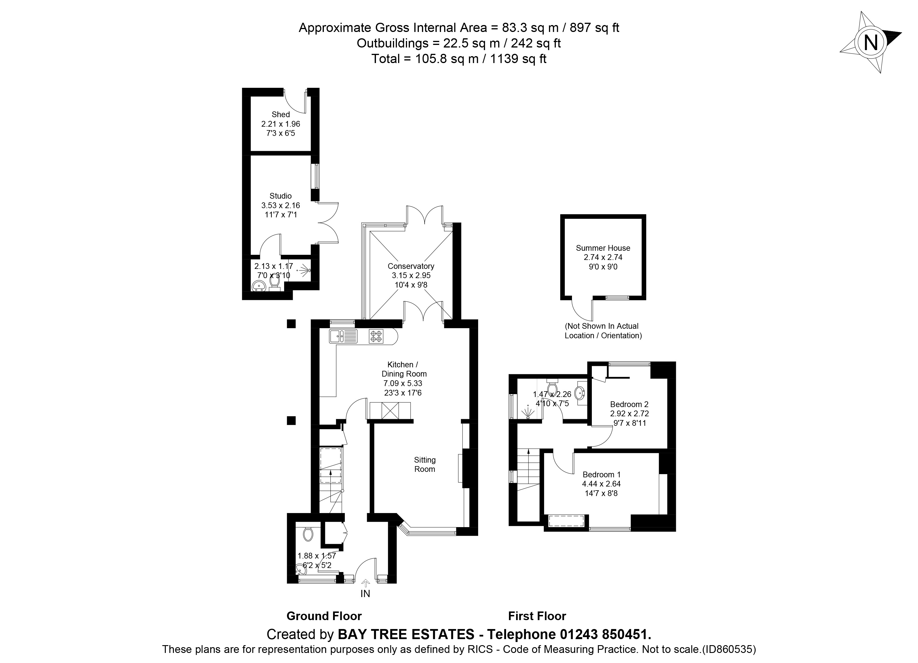 17, Chesswood Avenue, Felpham floorplan