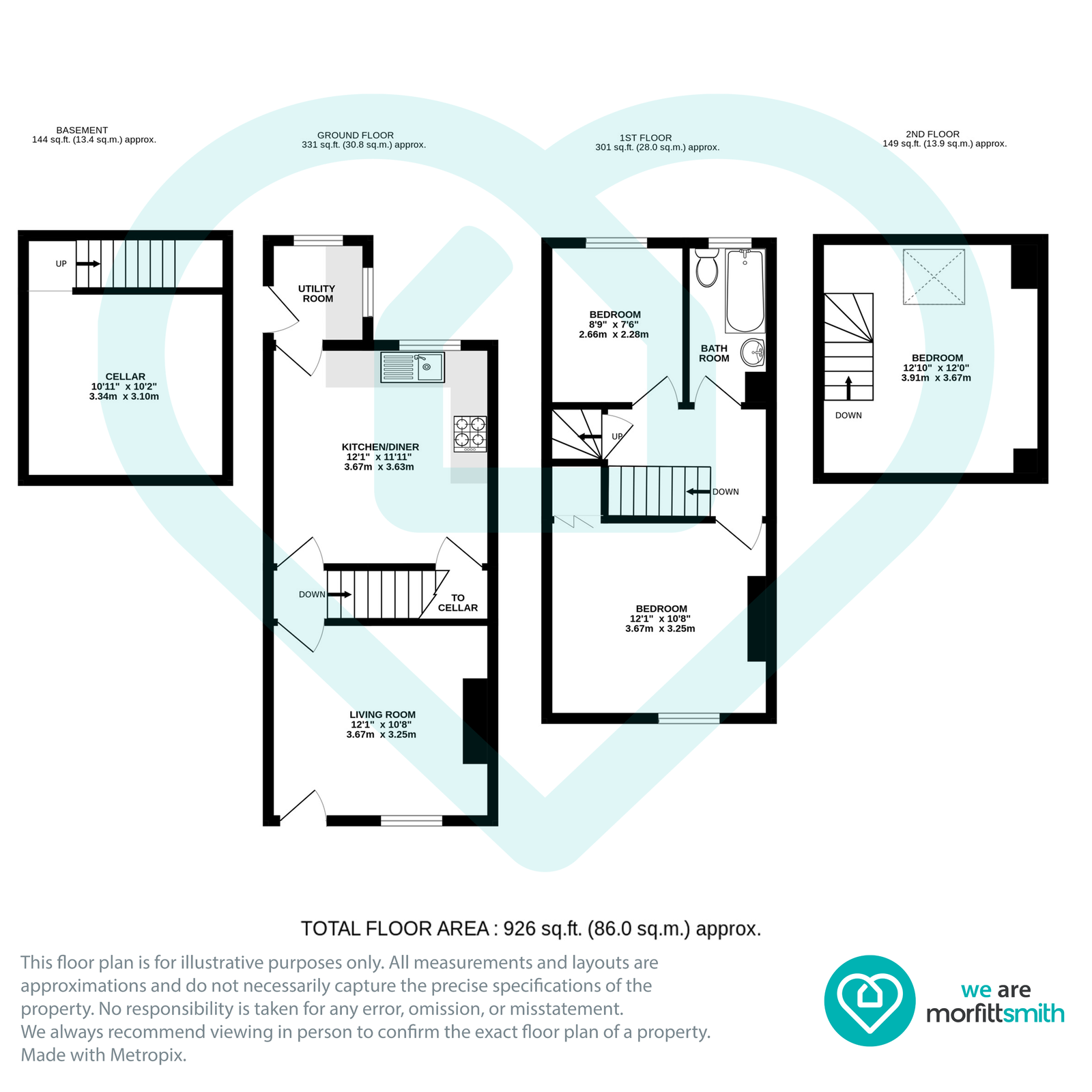 6, Parson Cross Road, Sheffield floorplan