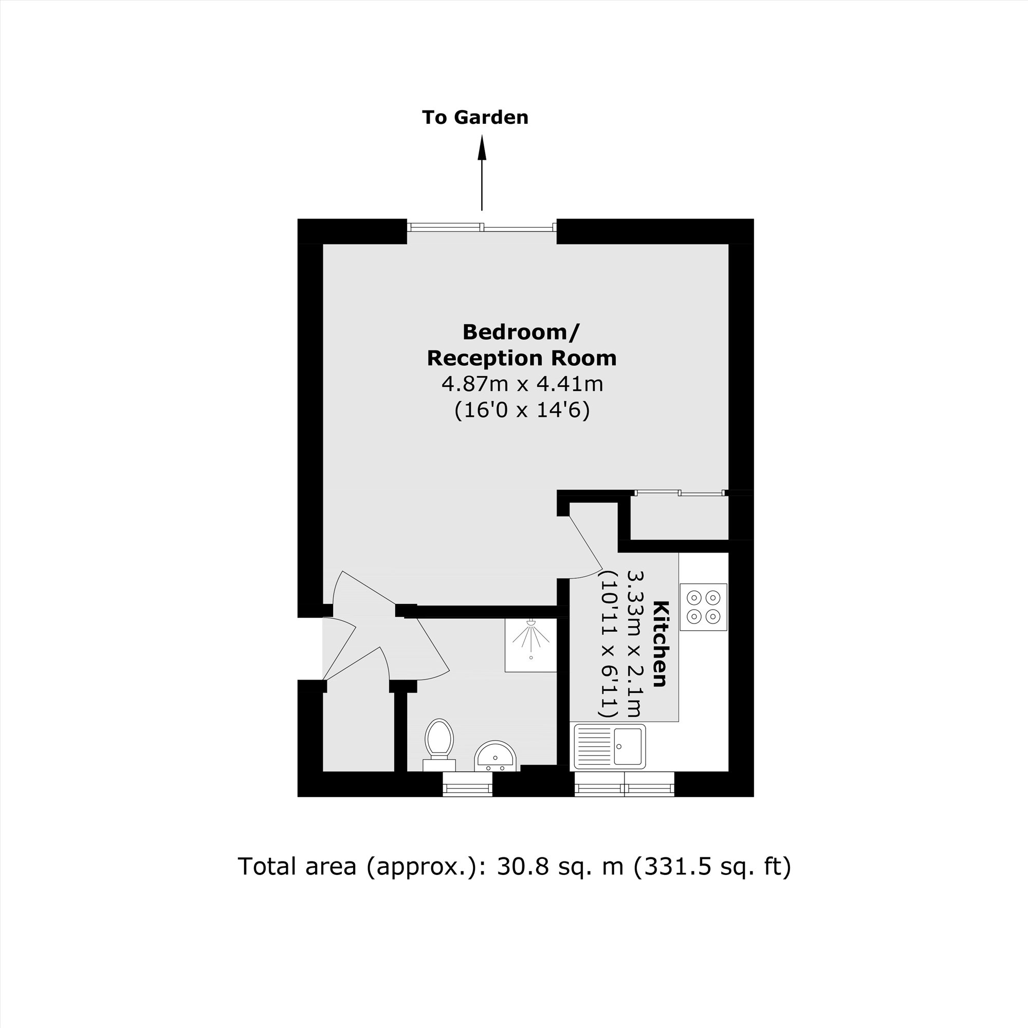 2 Sussex House, 220, Kew Road, Kew floorplan