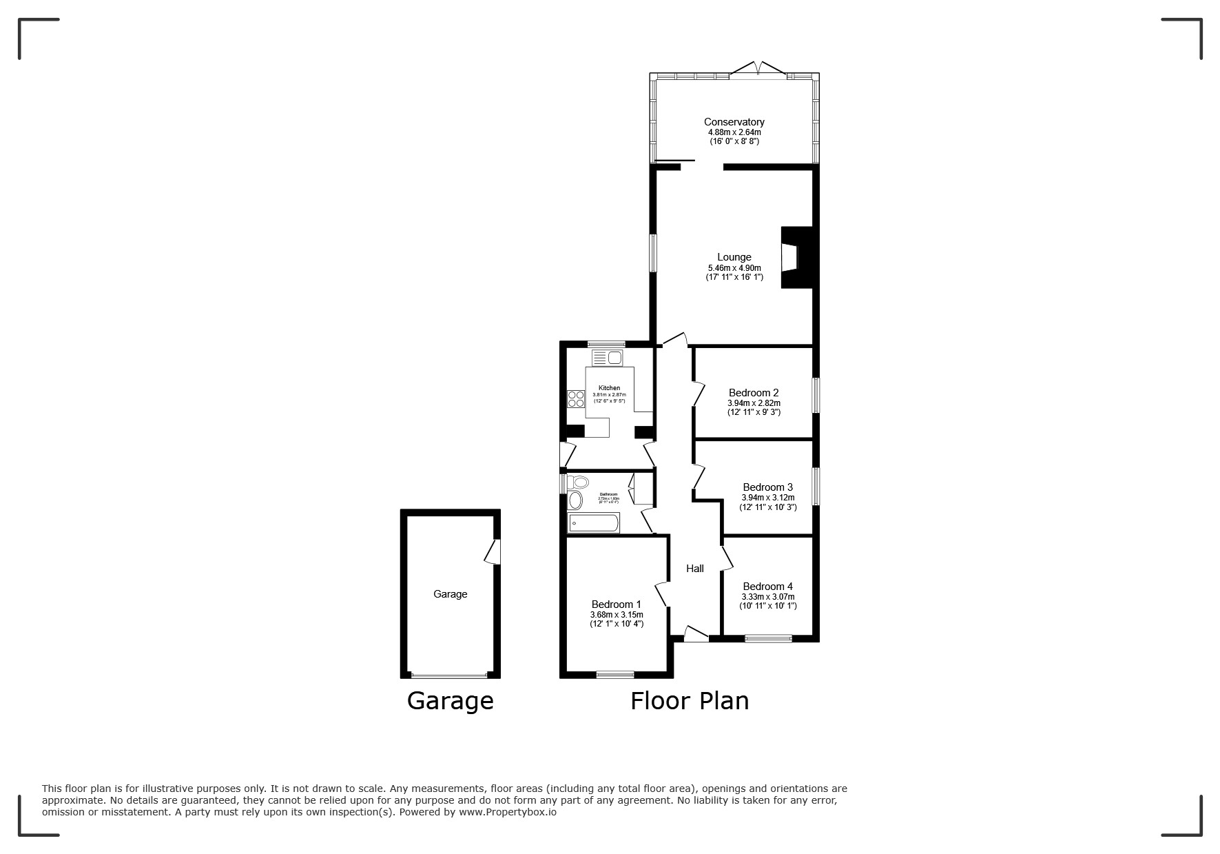 73, Aldershot Road, Hampshire floorplan