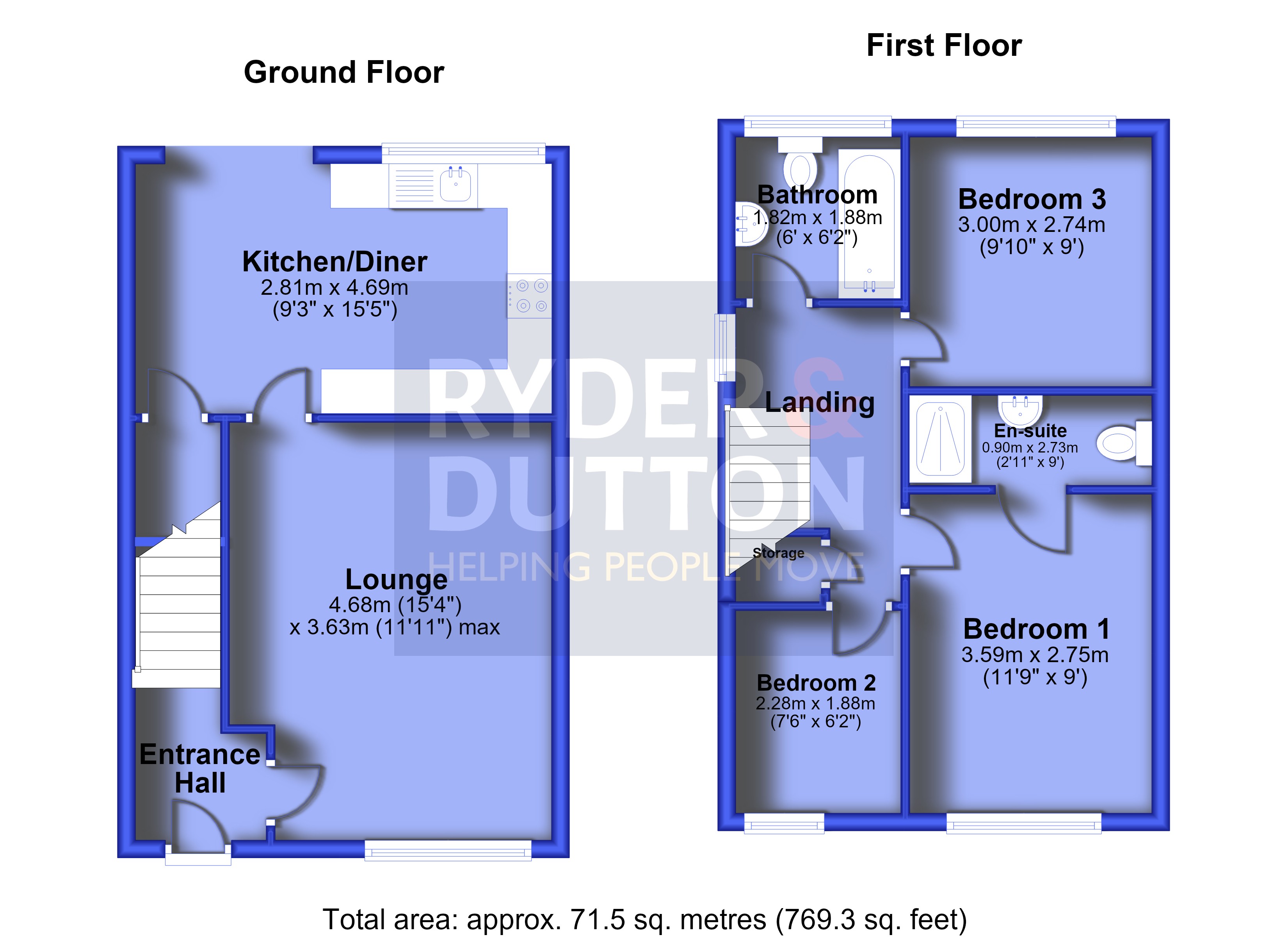 Greetland Drive, Manchester floorplan