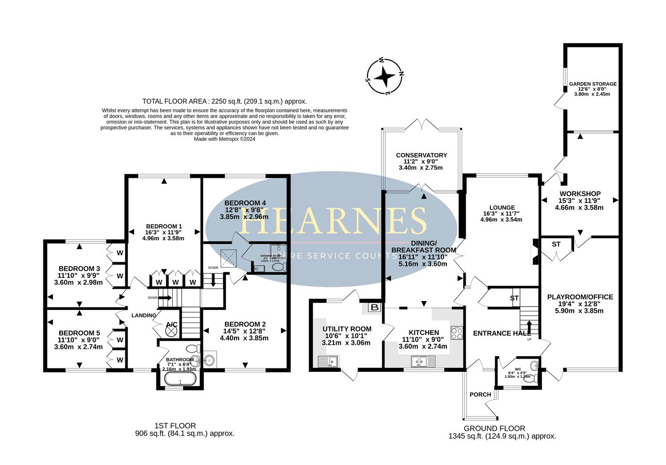 95a, New Road, Ferndown floorplan
