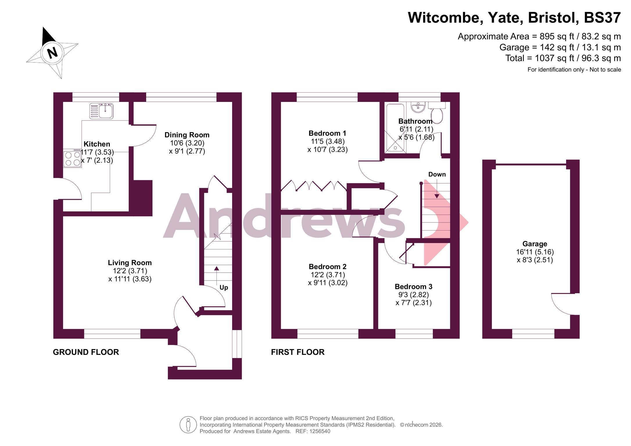 103, Witcombe, Bristol floorplan