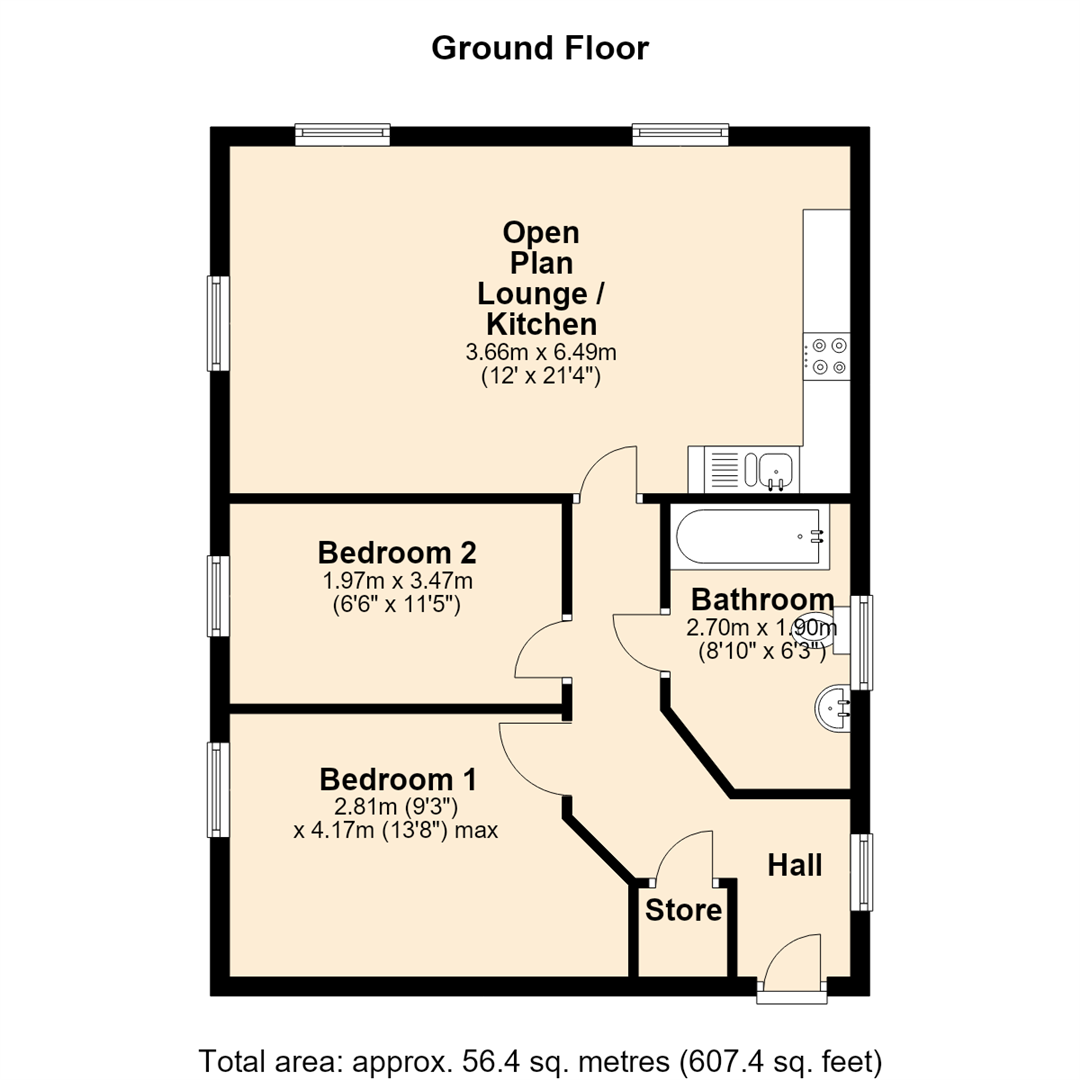 Langwood Court, Rossendale floorplan