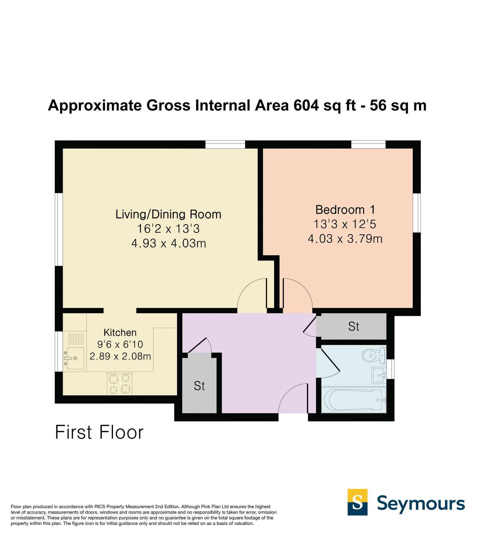 65, Franklin Court, Godalming floorplan