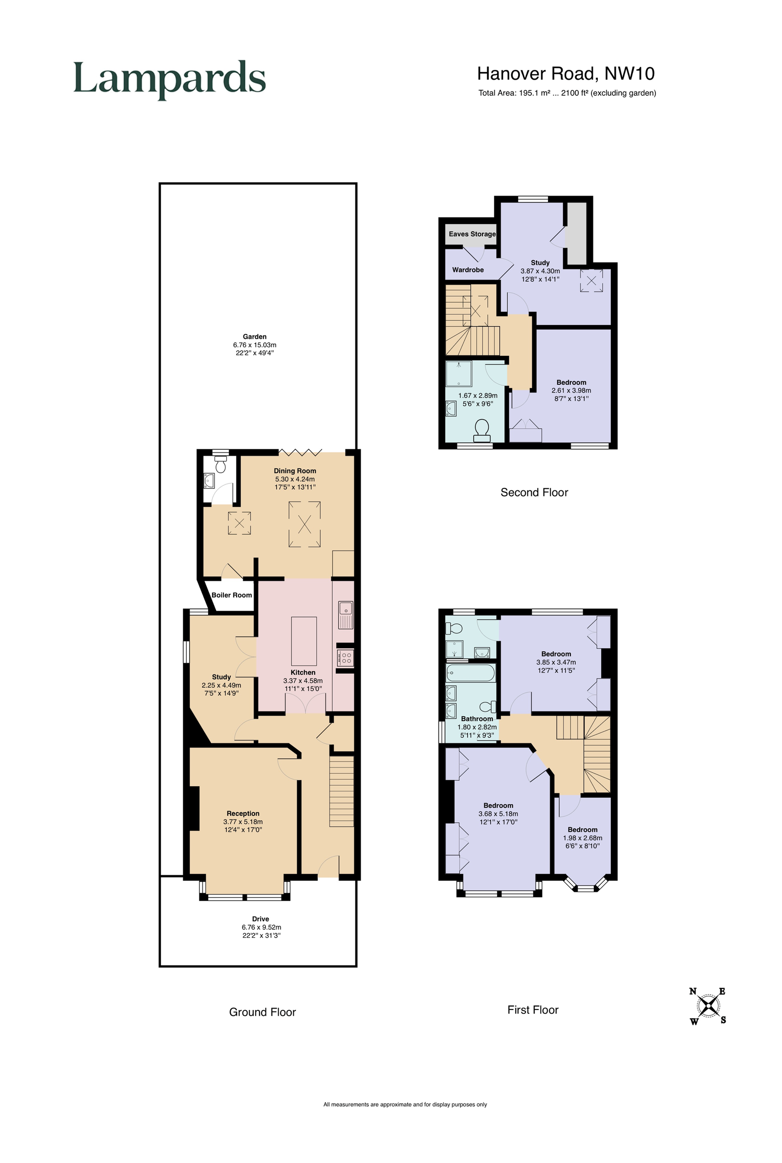 124, Hanover Road, London floorplan
