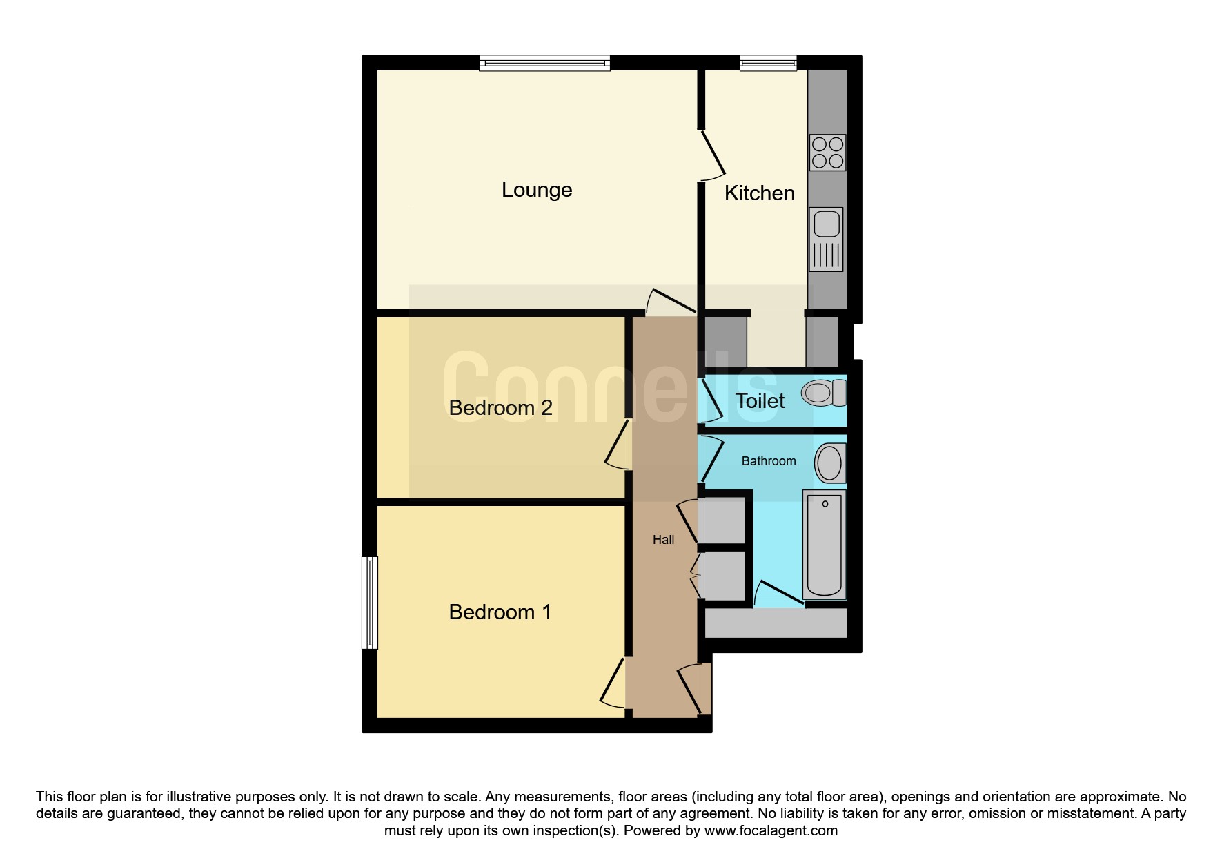 Flat 11, Champney, St. Cecilia Close, Kidderminster floorplan