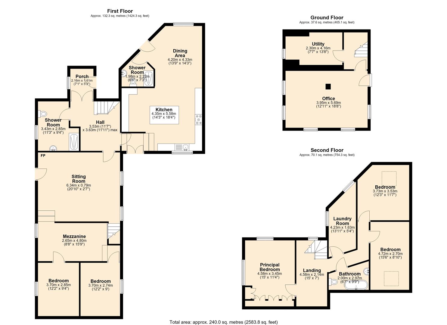 Chapel House, High Street, Buxton floorplan