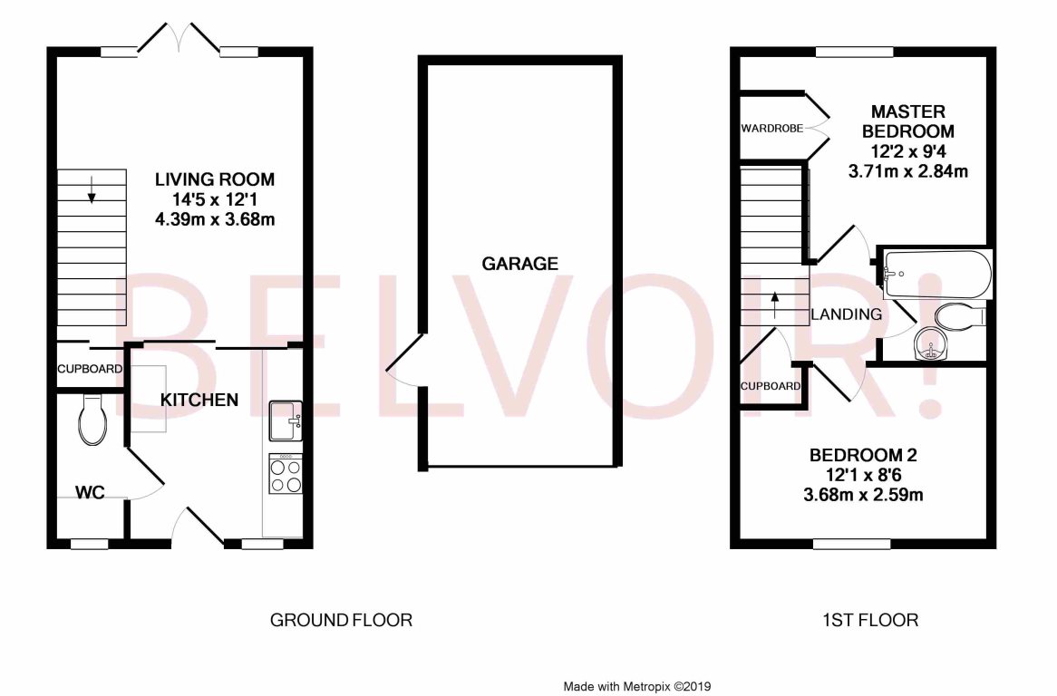 2 Bedrooms Terraced house to rent in Benham Road, Basingstoke RG24