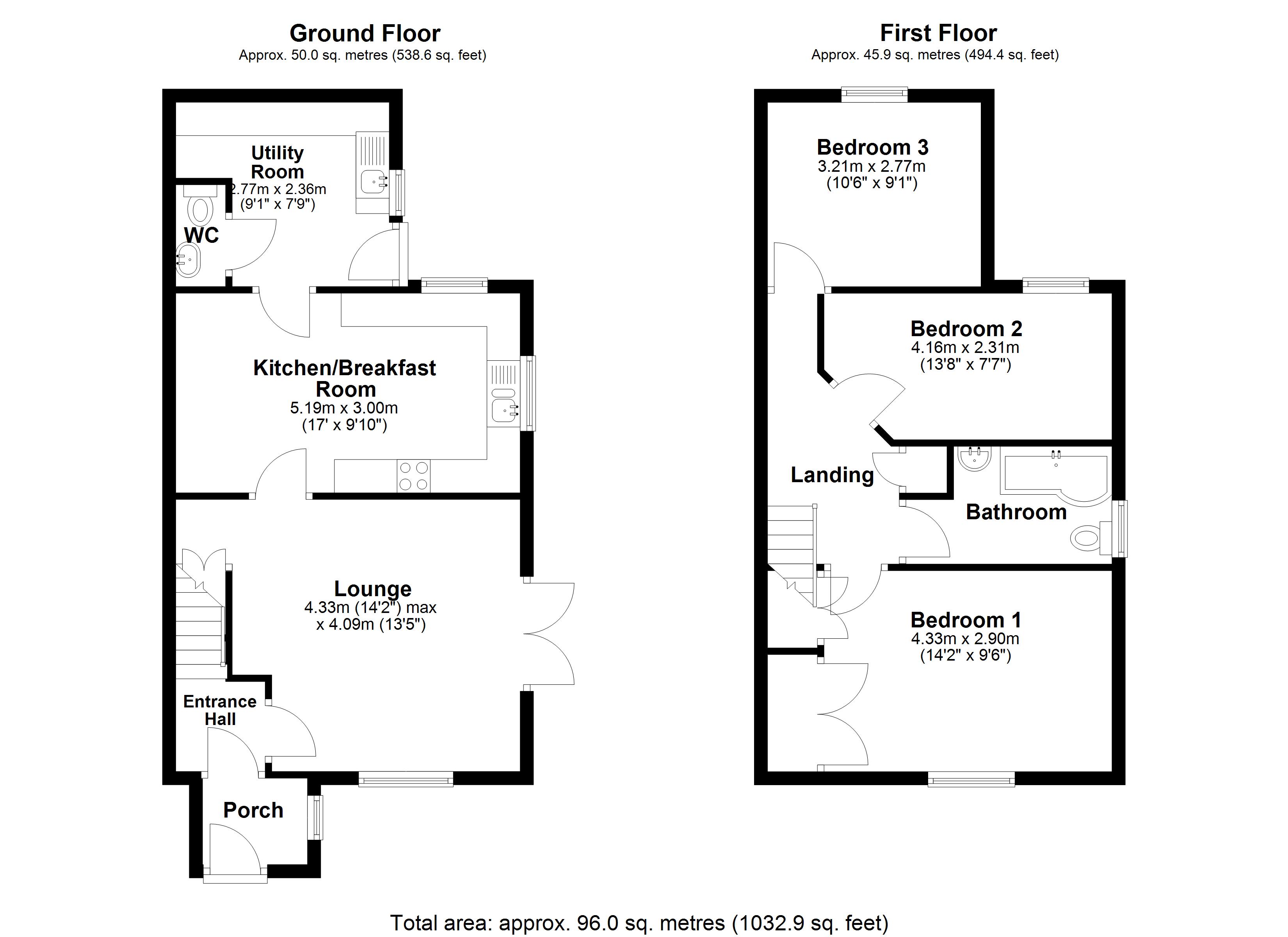 1A River View,, Heathfield Road, Suffolk floorplan