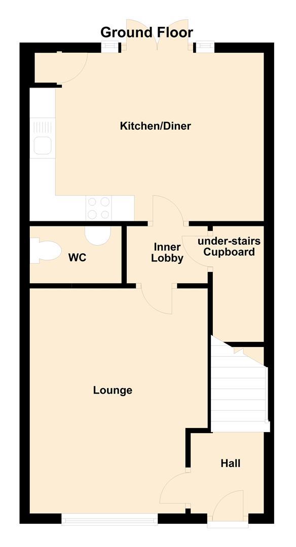 3 Bedrooms Town house for sale in Windmill Crescent, East Leake, Loughborough LE12