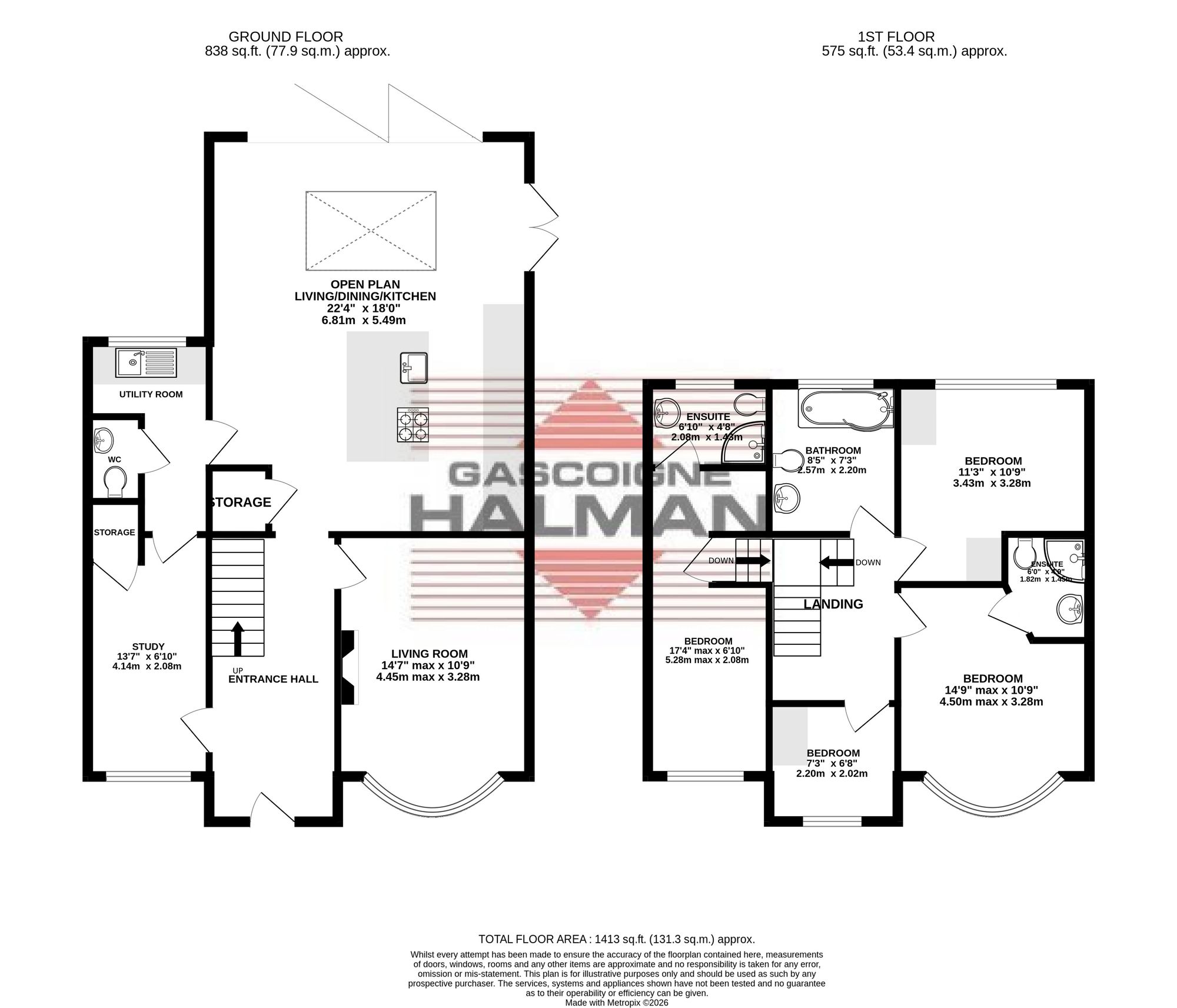 2a Ravenstone Drive, Sale floorplan