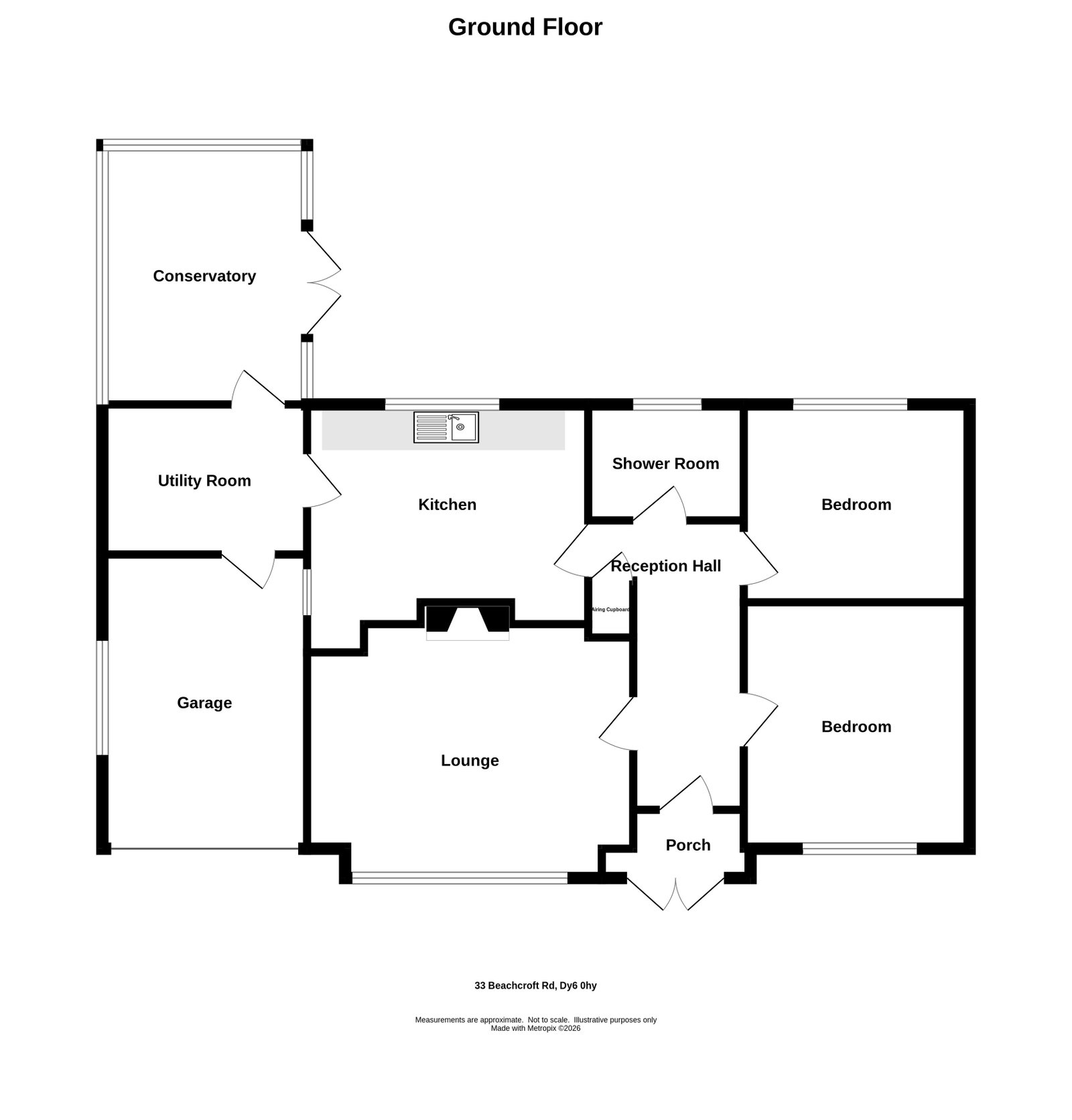 33, Beachcroft Road, Kingswinford floorplan