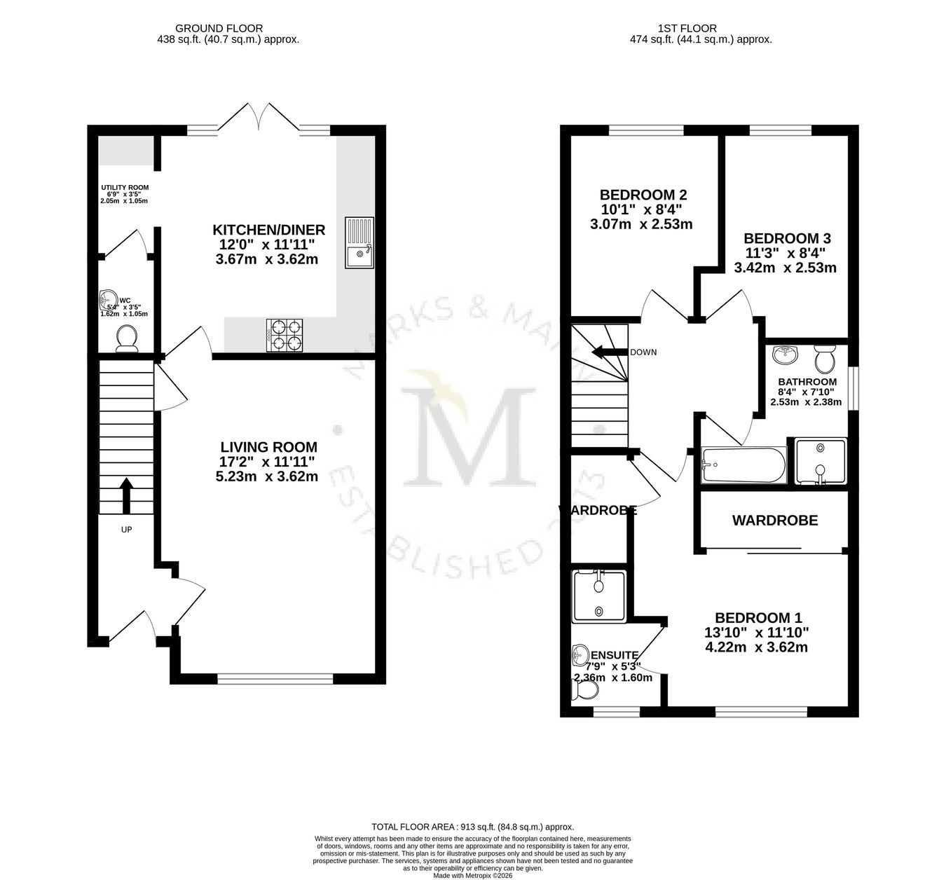 Robinson Close, Stowmarket floorplan