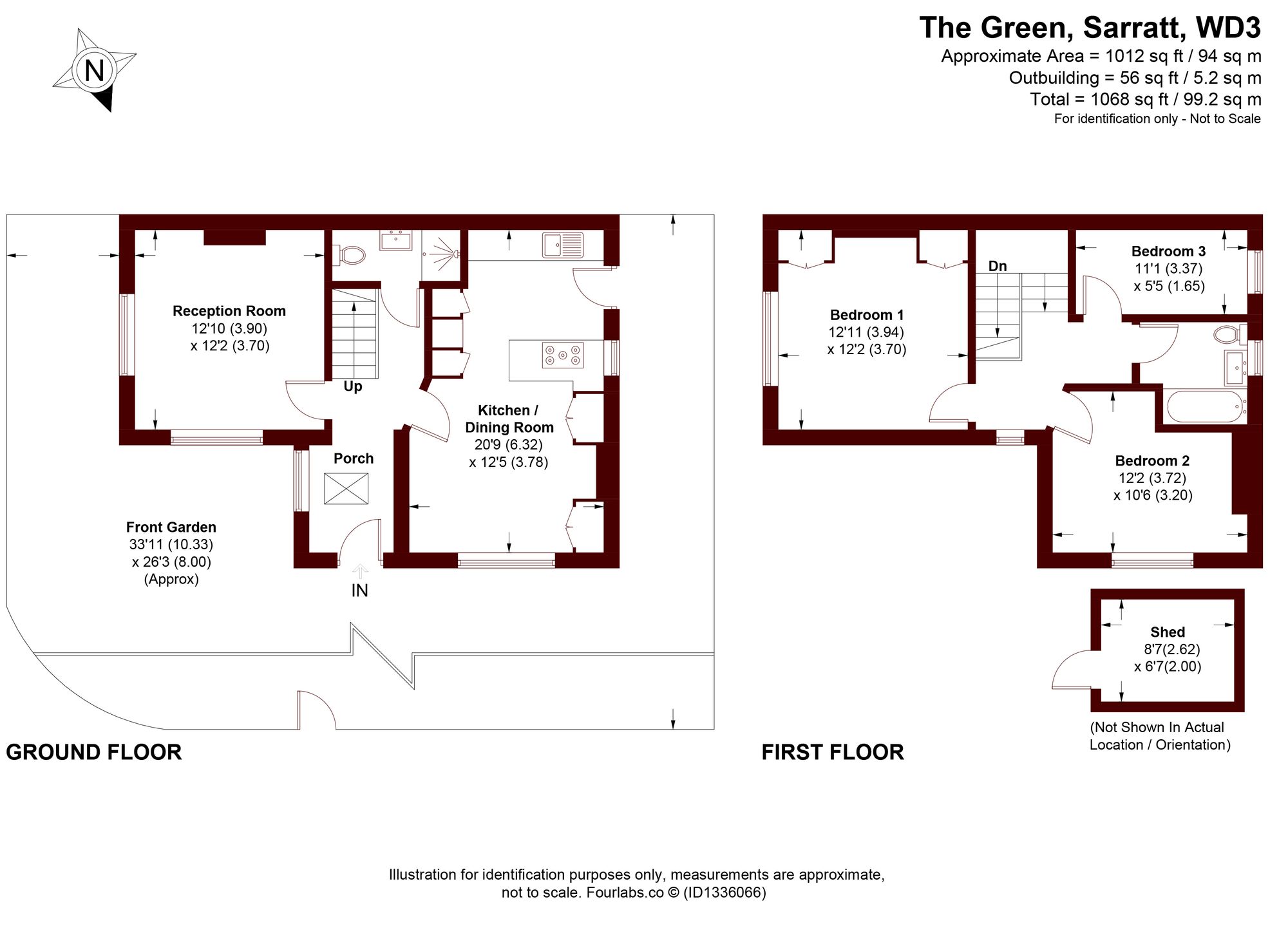 The Old School House The Green, Rickmansworth floorplan