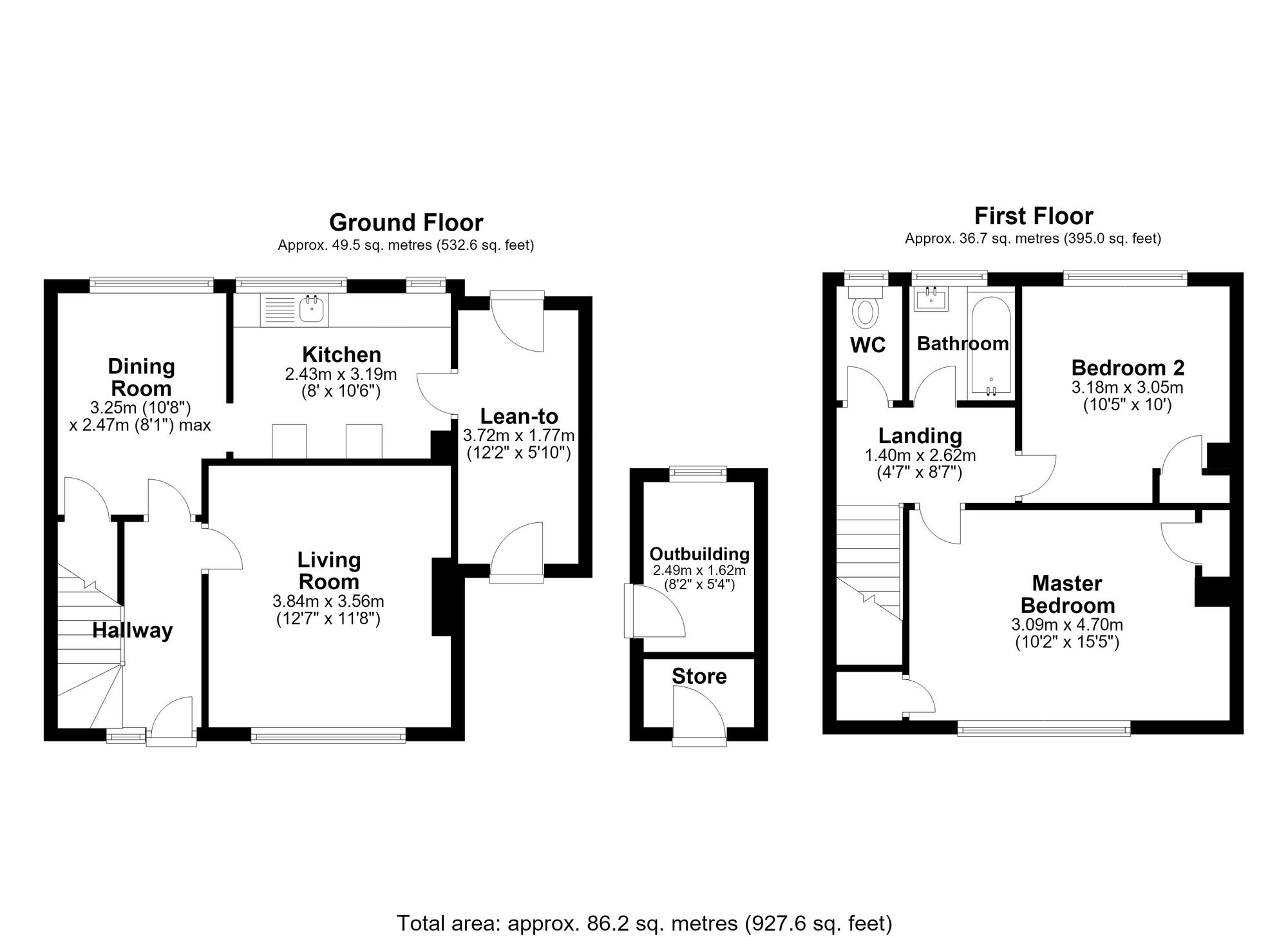 13 Bennett Road, Faringdon floorplan