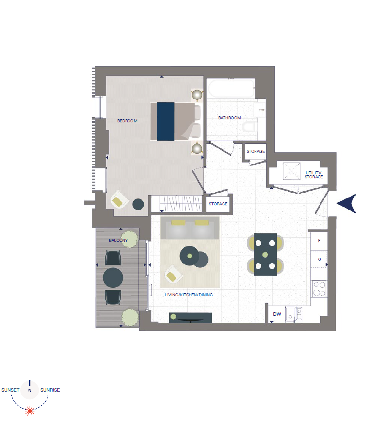 Cendal Crescent, London floorplan