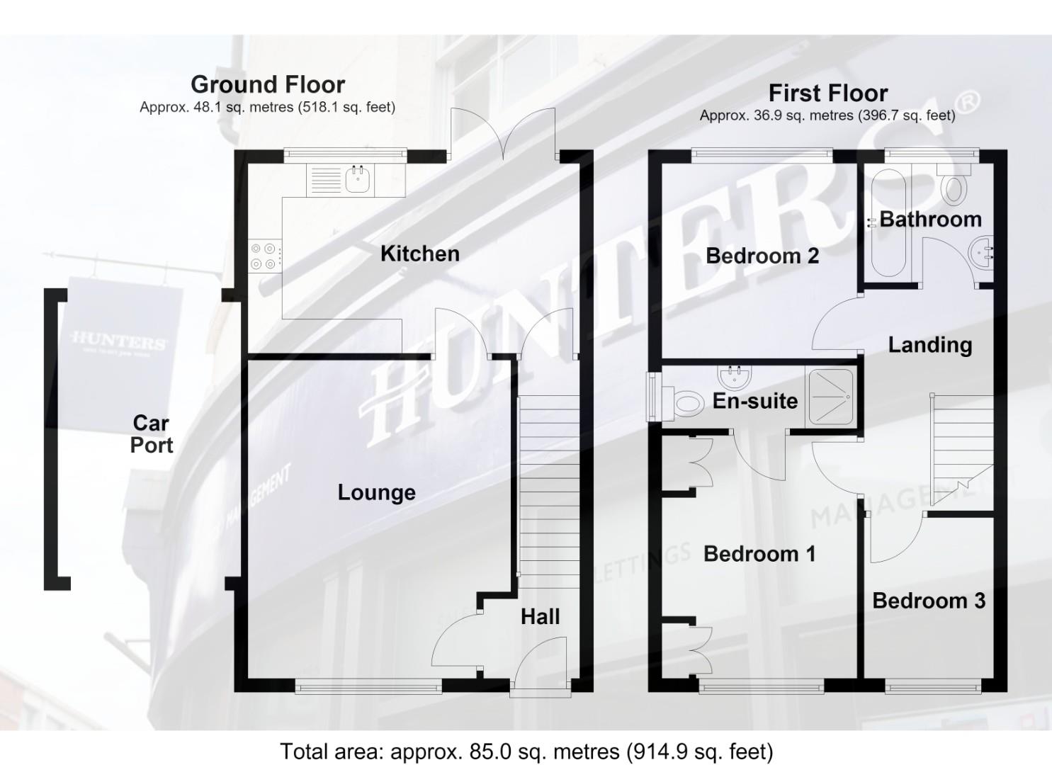 34, Millwood Close, Lancashire floorplan
