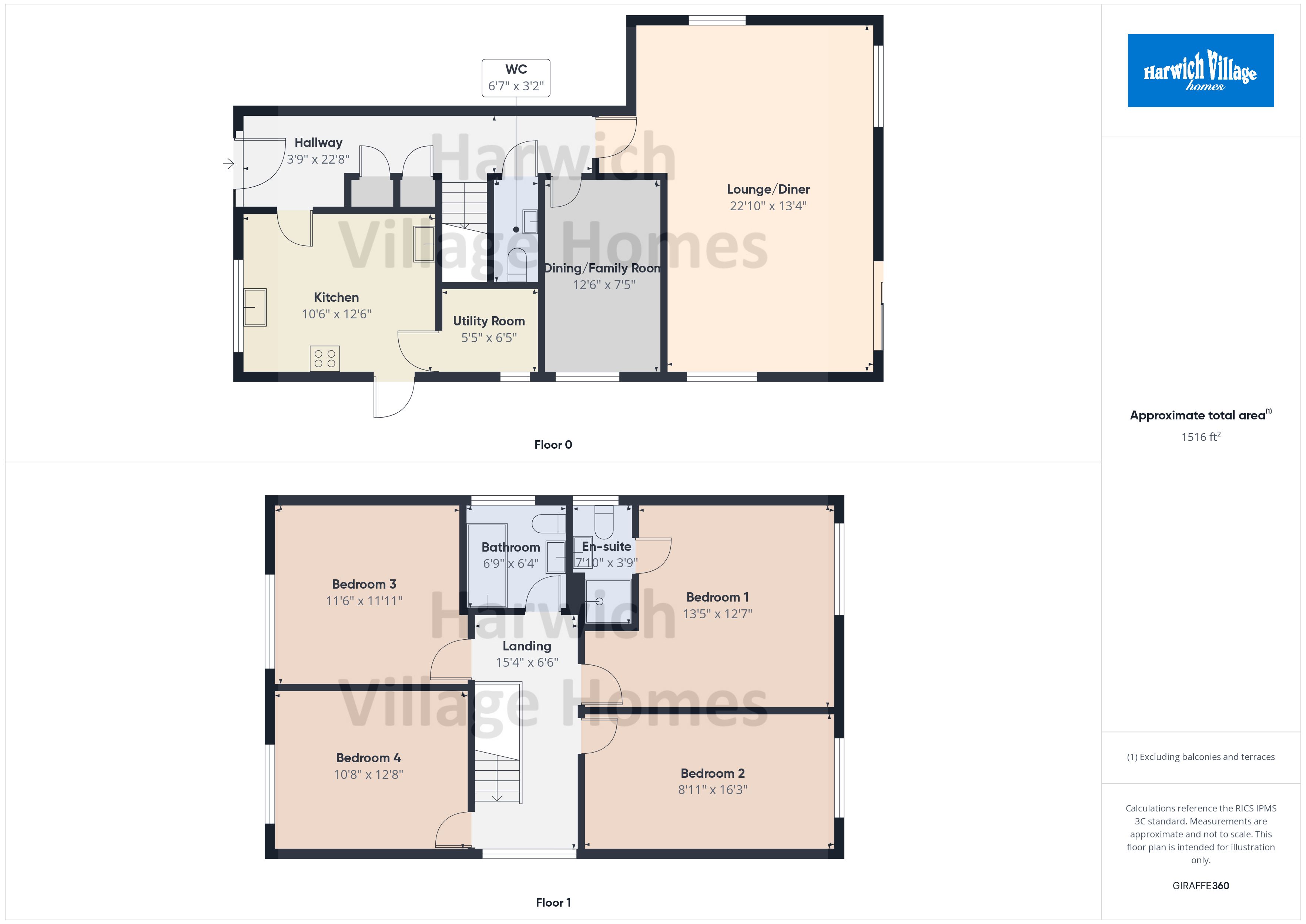 3, Ashley Road, Essex floorplan