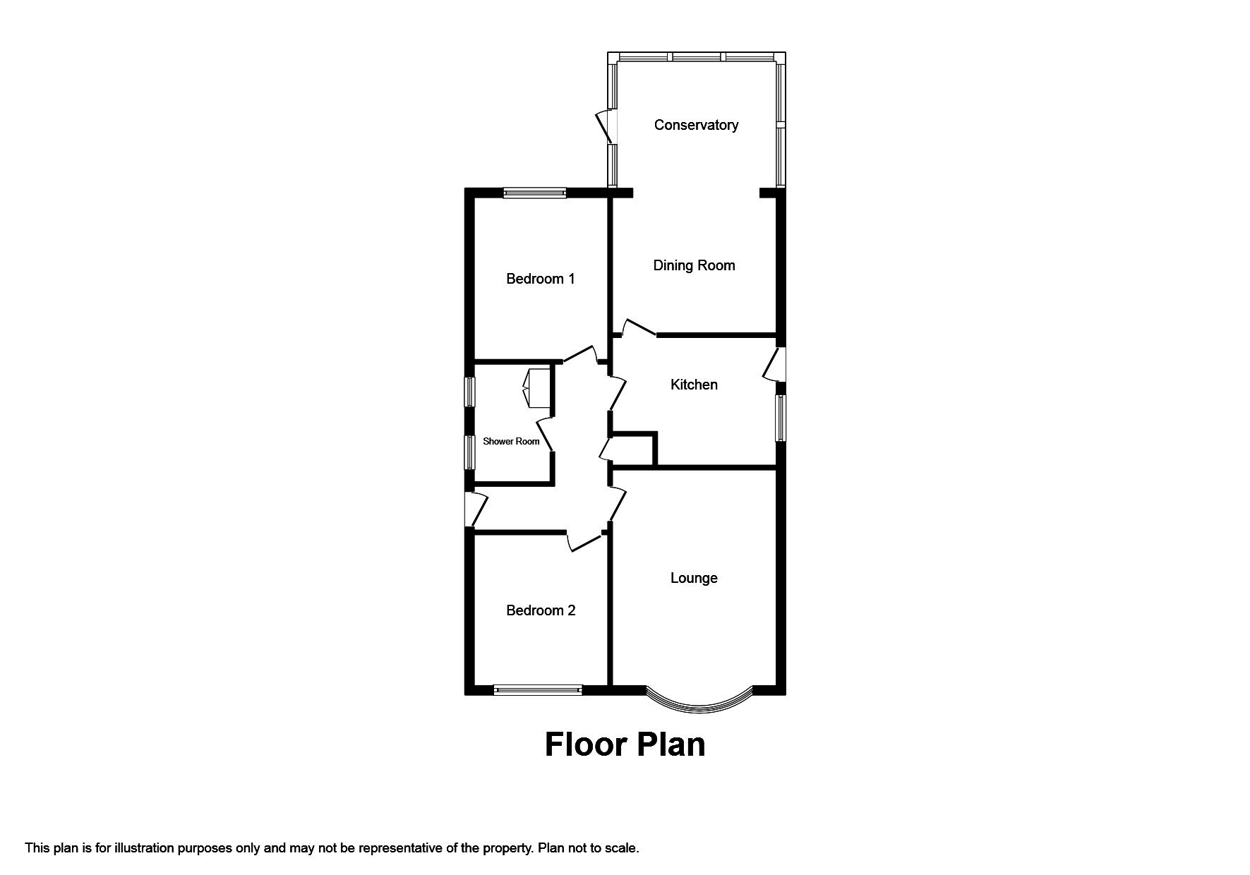 2 Bedrooms Detached bungalow for sale in Grosvenor Road, Prestatyn LL19