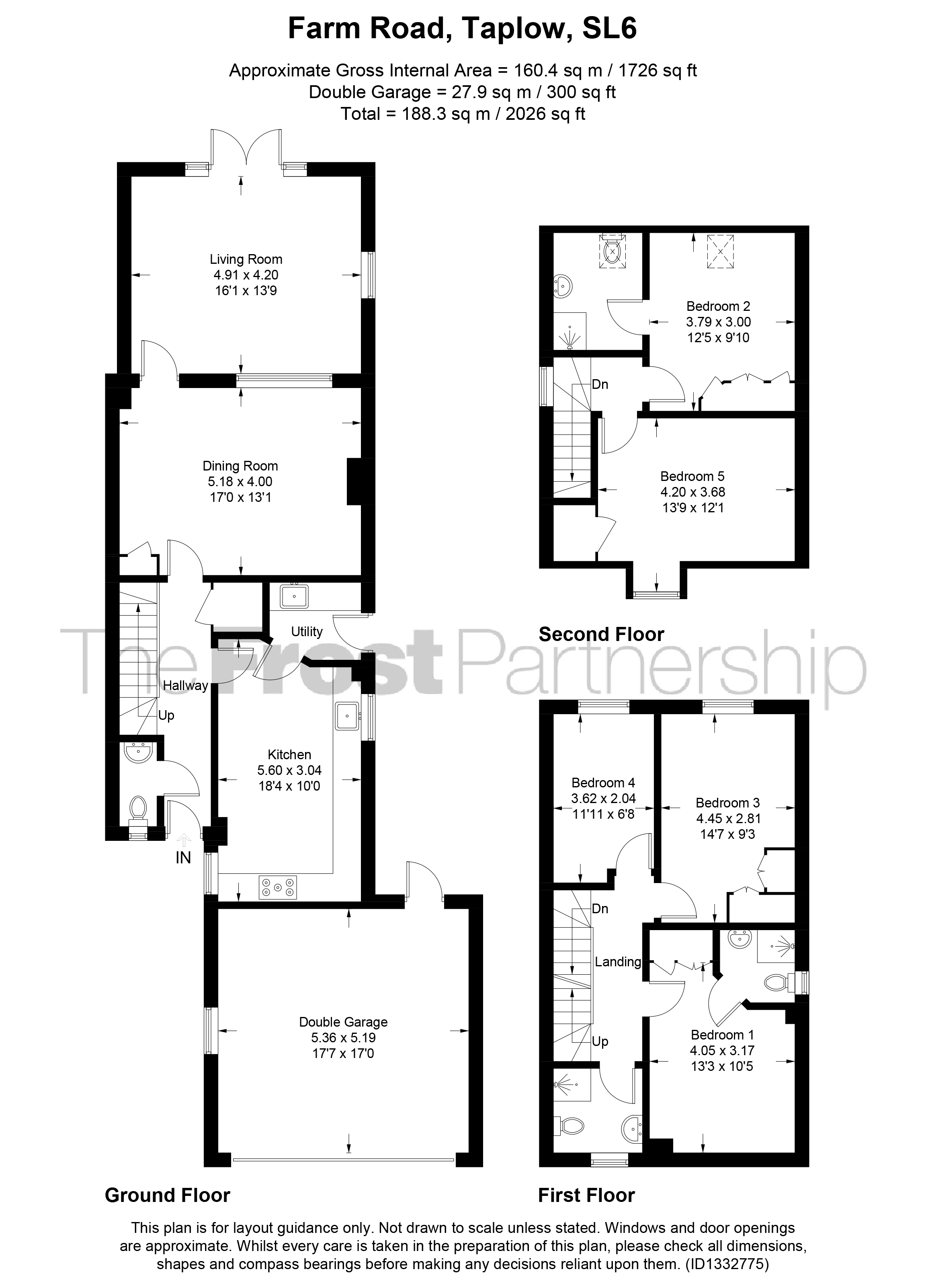 Farm Road, Taplow floorplan