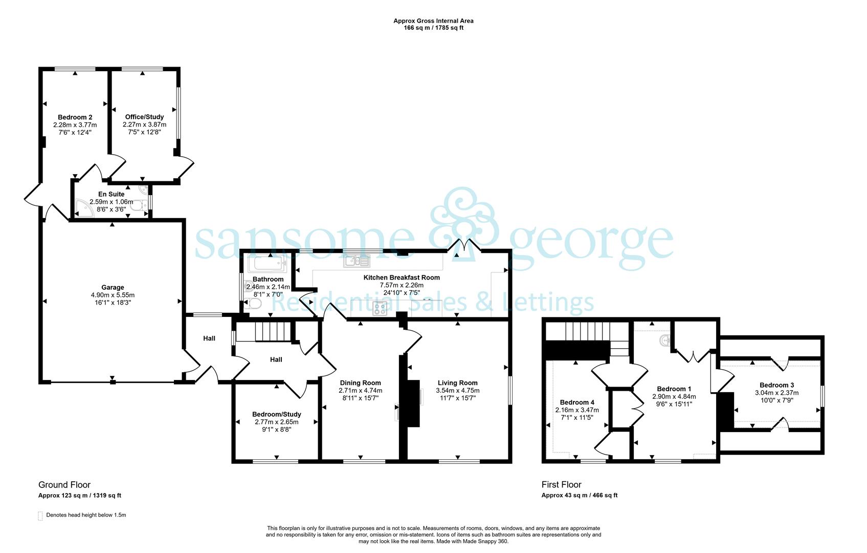 Green Lea, 221 New Lane Hill, Reading floorplan