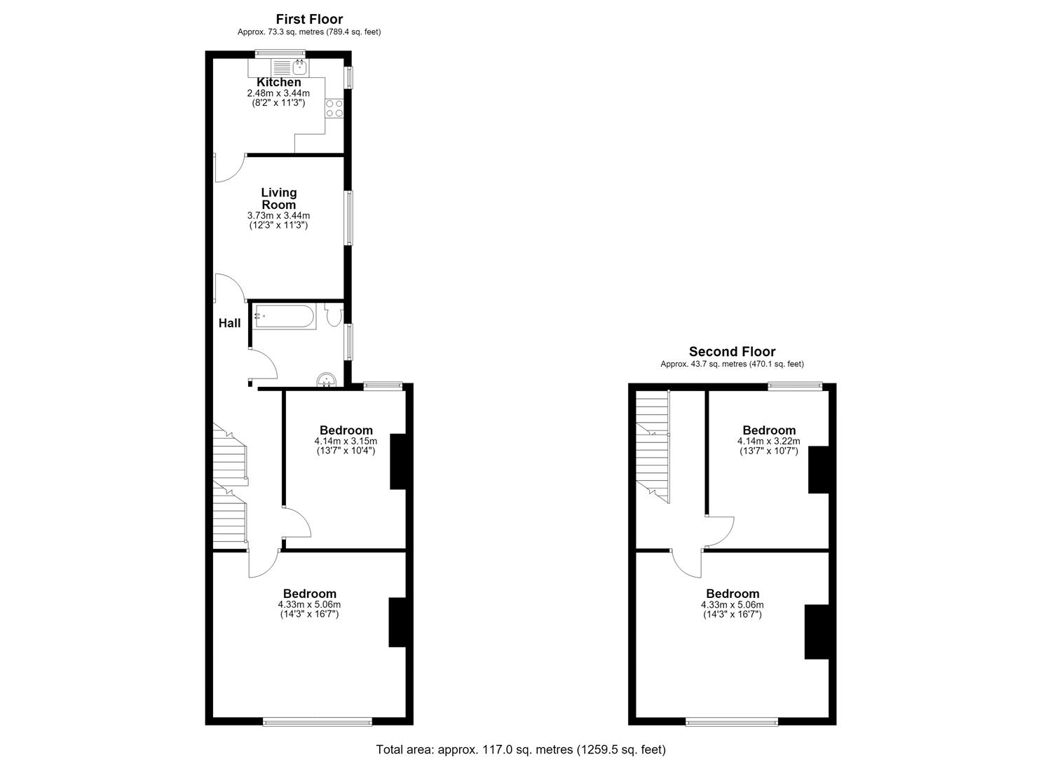 172a, Mitcham Road, London floorplan