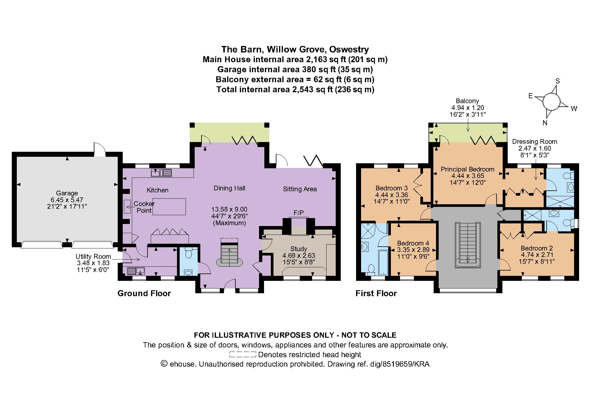 Willow Grove, Kinnerley, Oswestry, Shropshire SY10, 4 bedroom detached