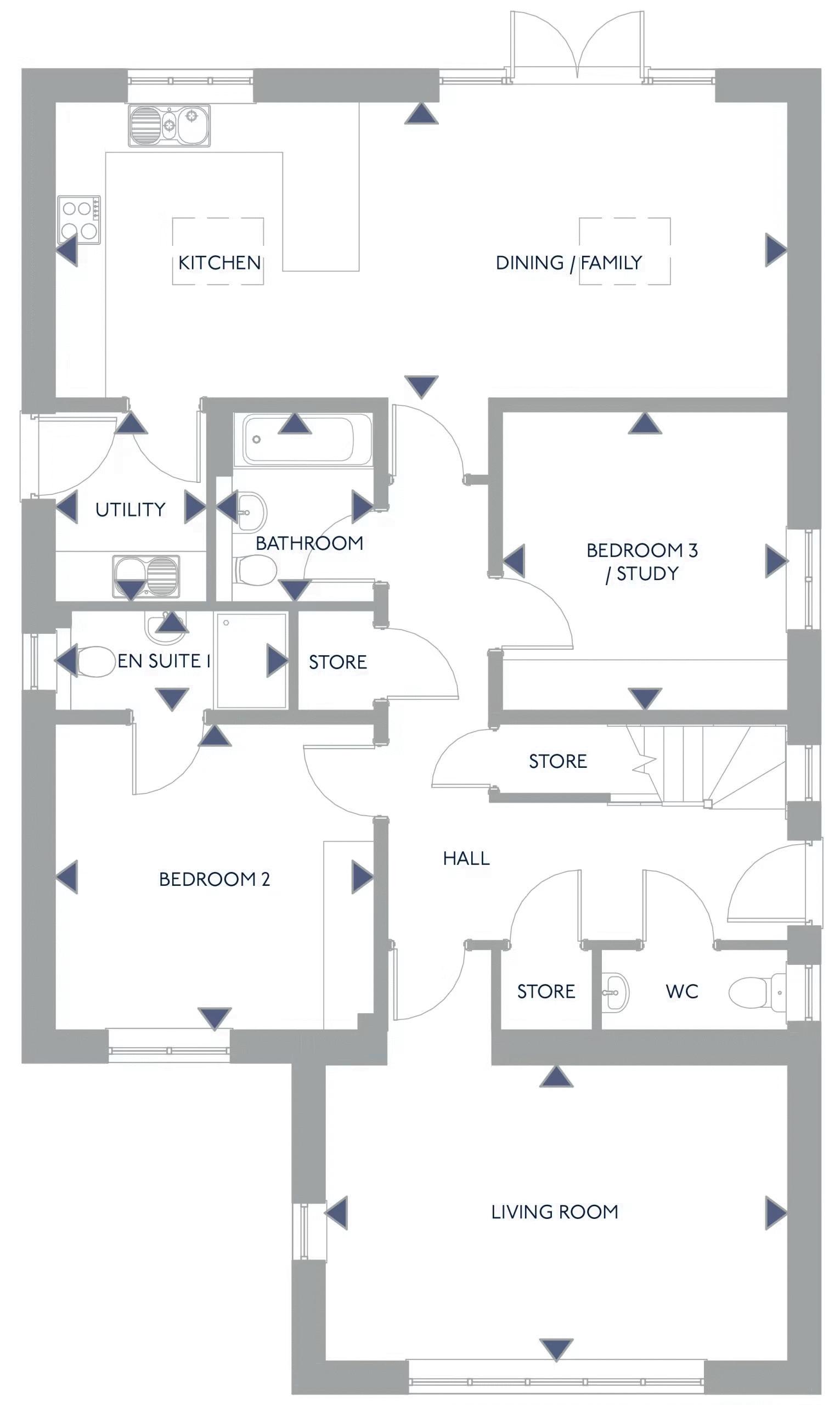 Plot 2 The Beech, Breckland Court, Tollerton floorplan