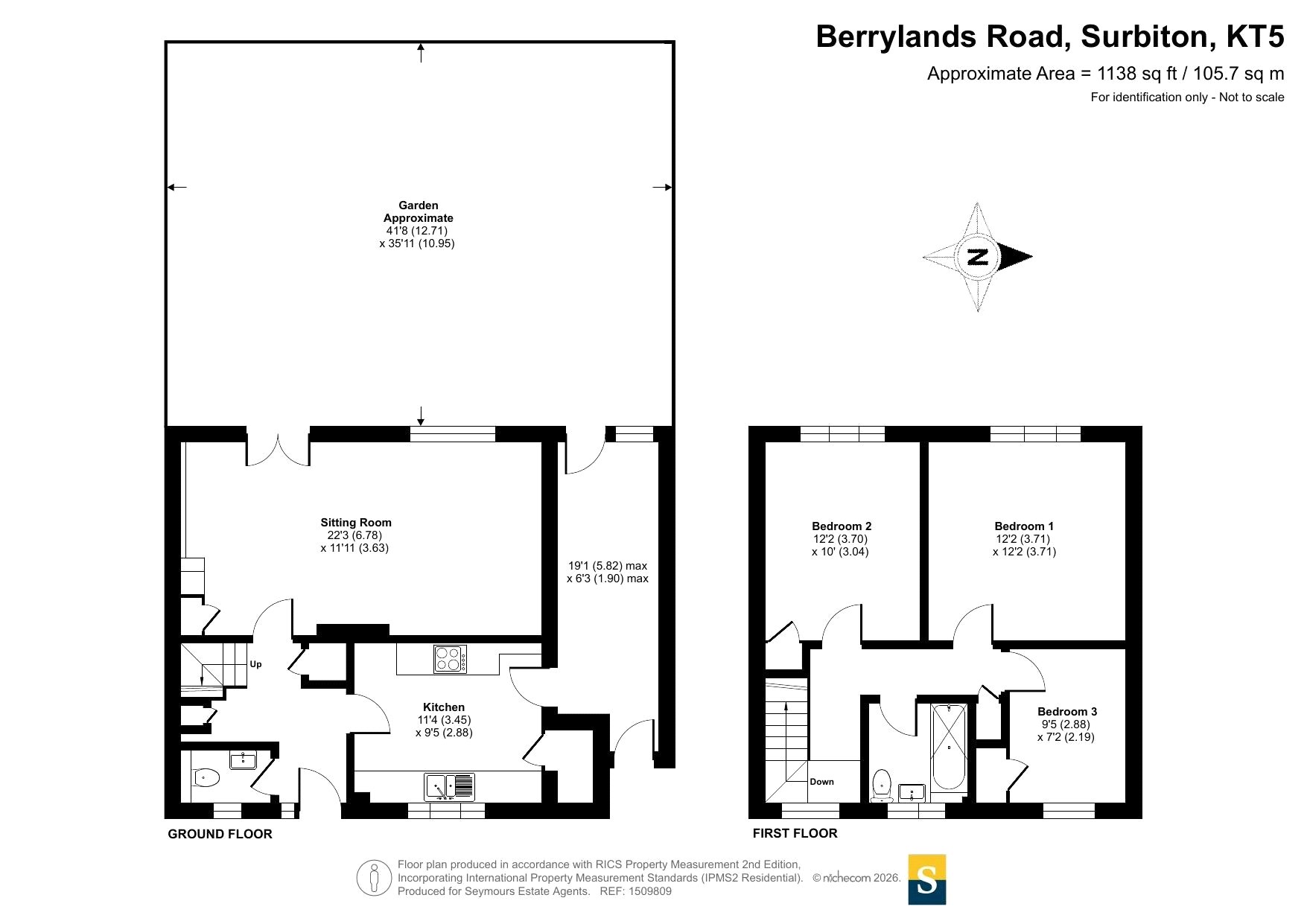 14 Meadowbank, 5, Berrylands Road, Surbiton floorplan