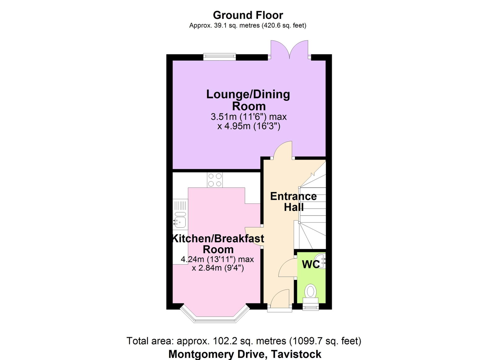 43, Montgomery Drive, Tavistock floorplan