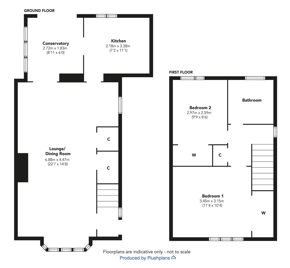 63, Gateside Gardens, Greenock floorplan