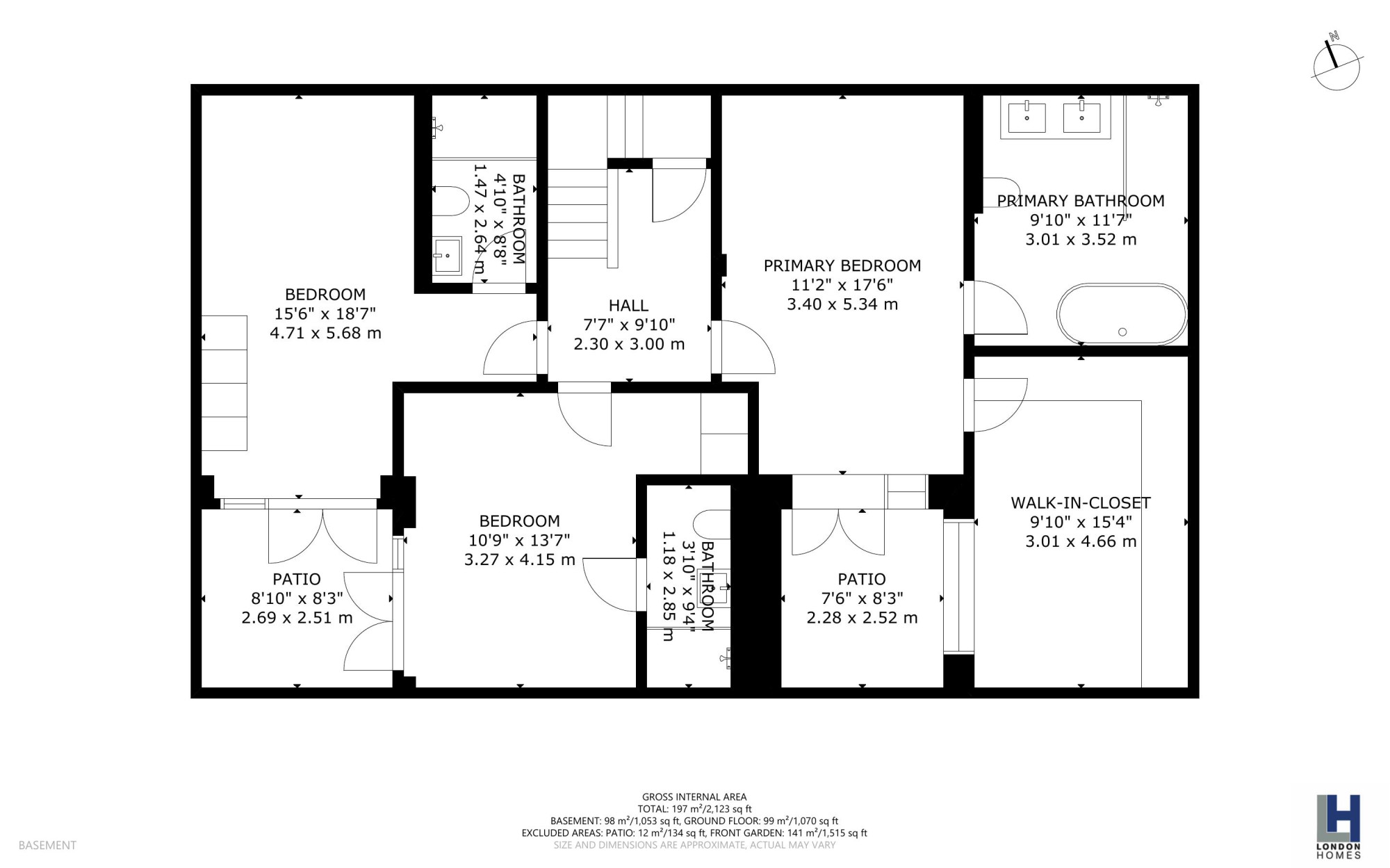 43, Rosemont Road, London floorplan