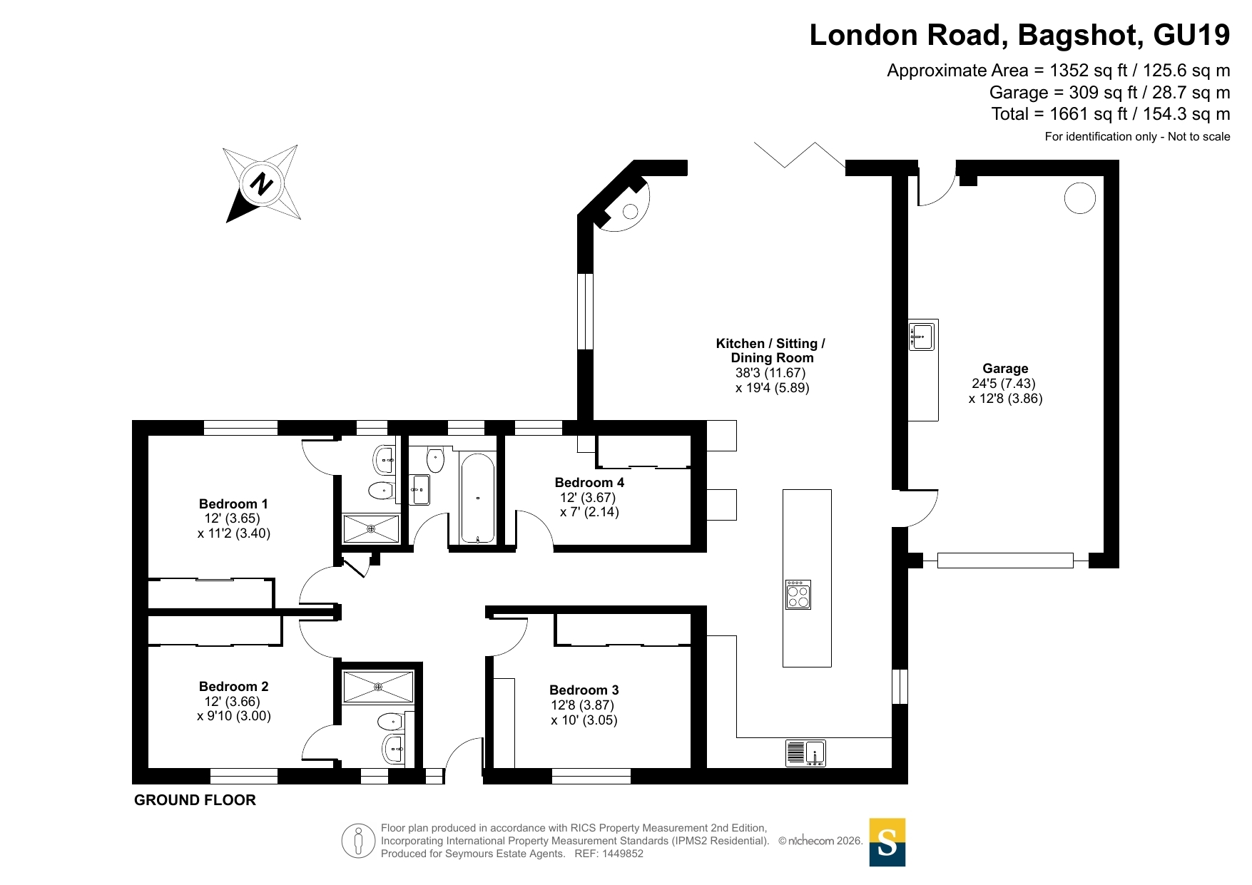 236, London Road, Surrey floorplan