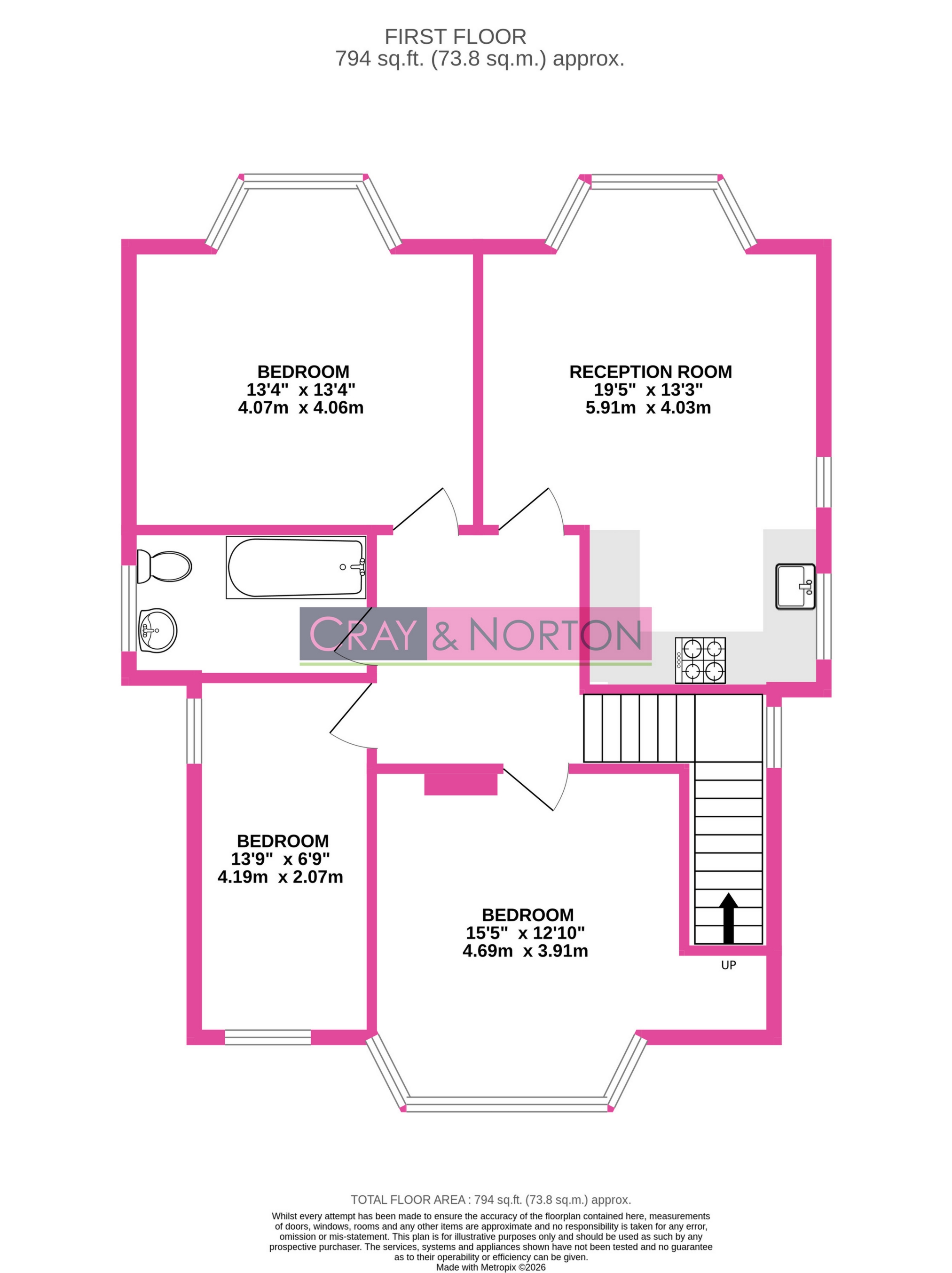 10a, Leicester Road, Croydon floorplan