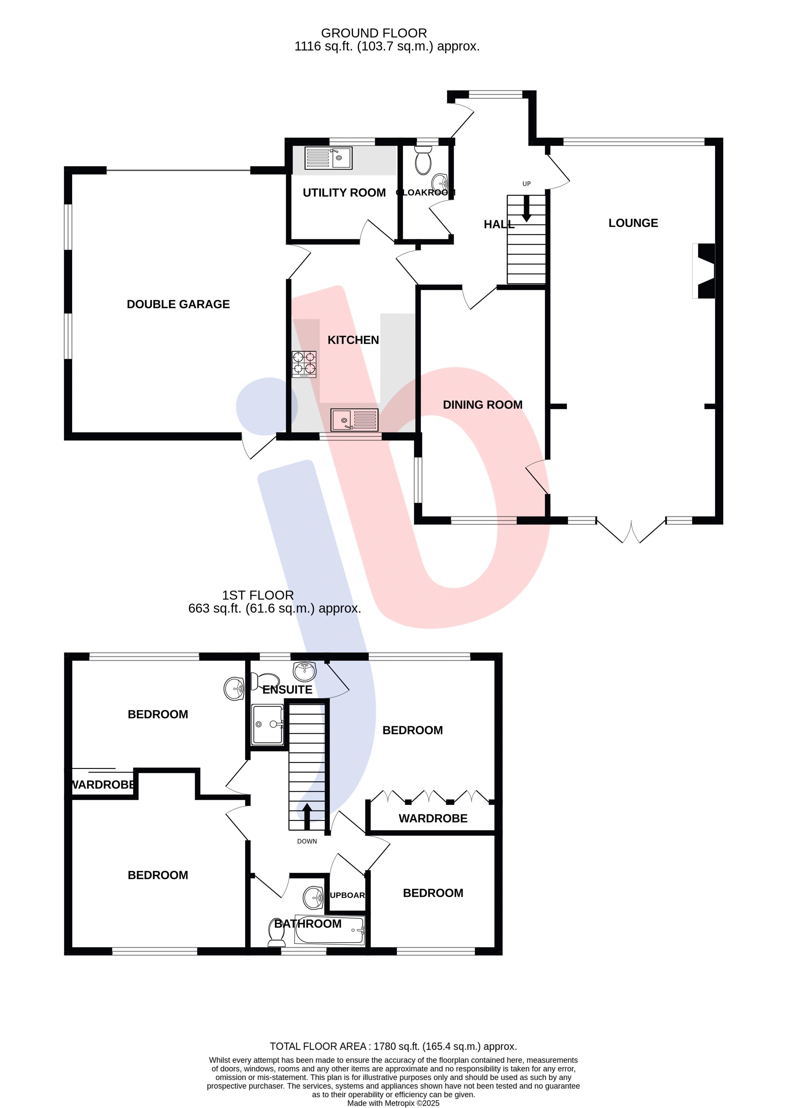 7, Meadow Close, Newark floorplan