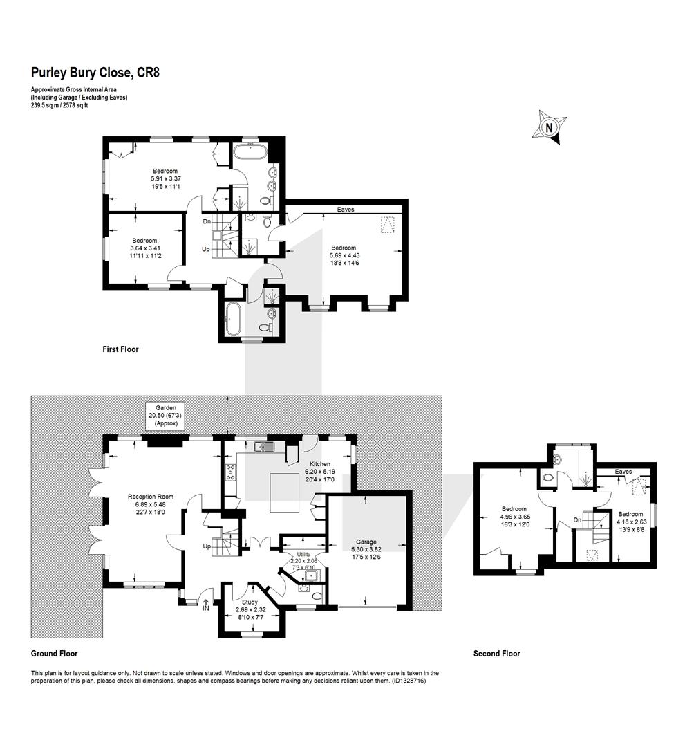 51B, Purley Bury Close, Purley floorplan